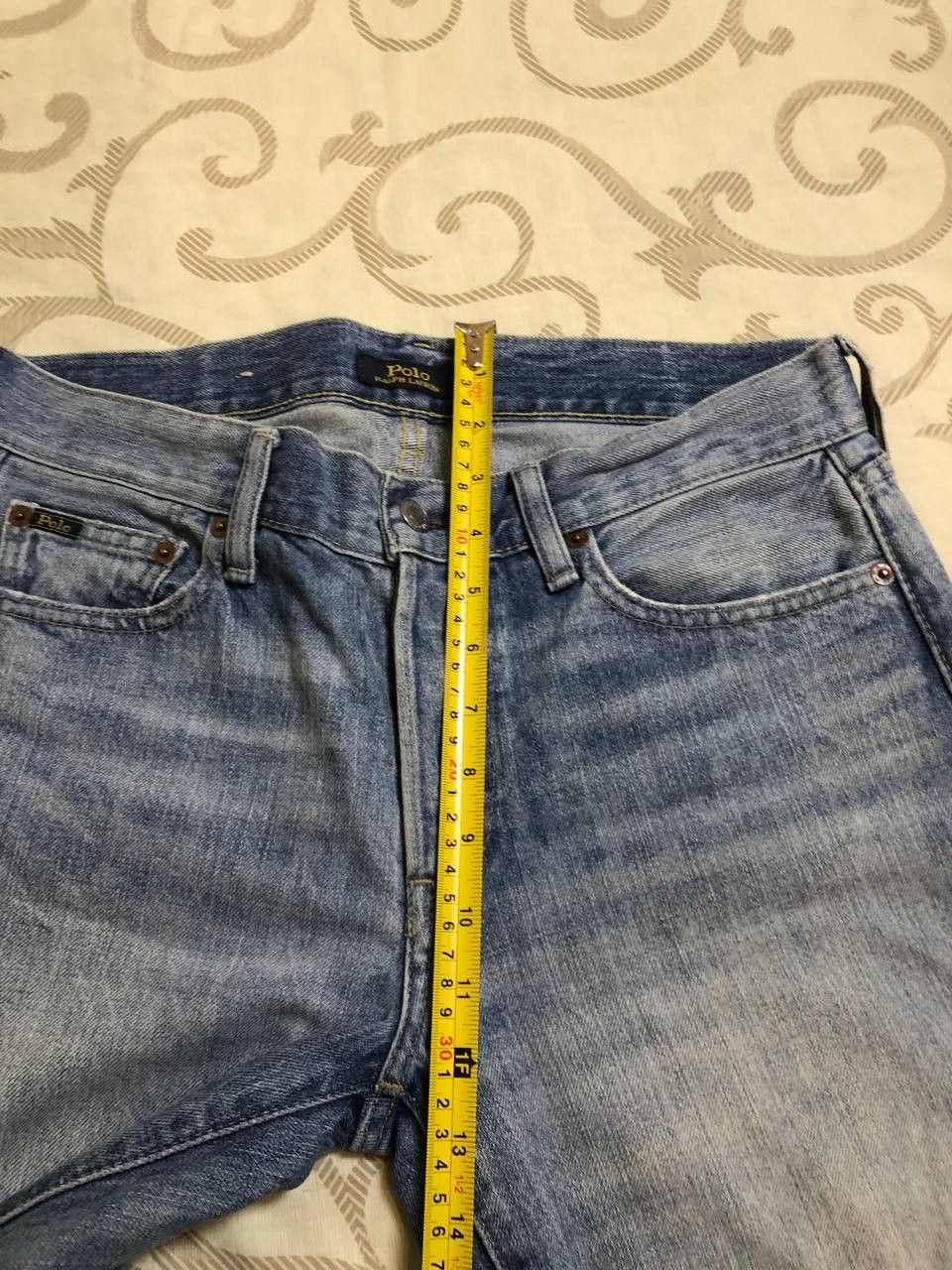 Polo Ralph Lauren Polo Ralph Lauren Vintage Straight Leg Denim distressed Size US 31 - 16 Thumbnail