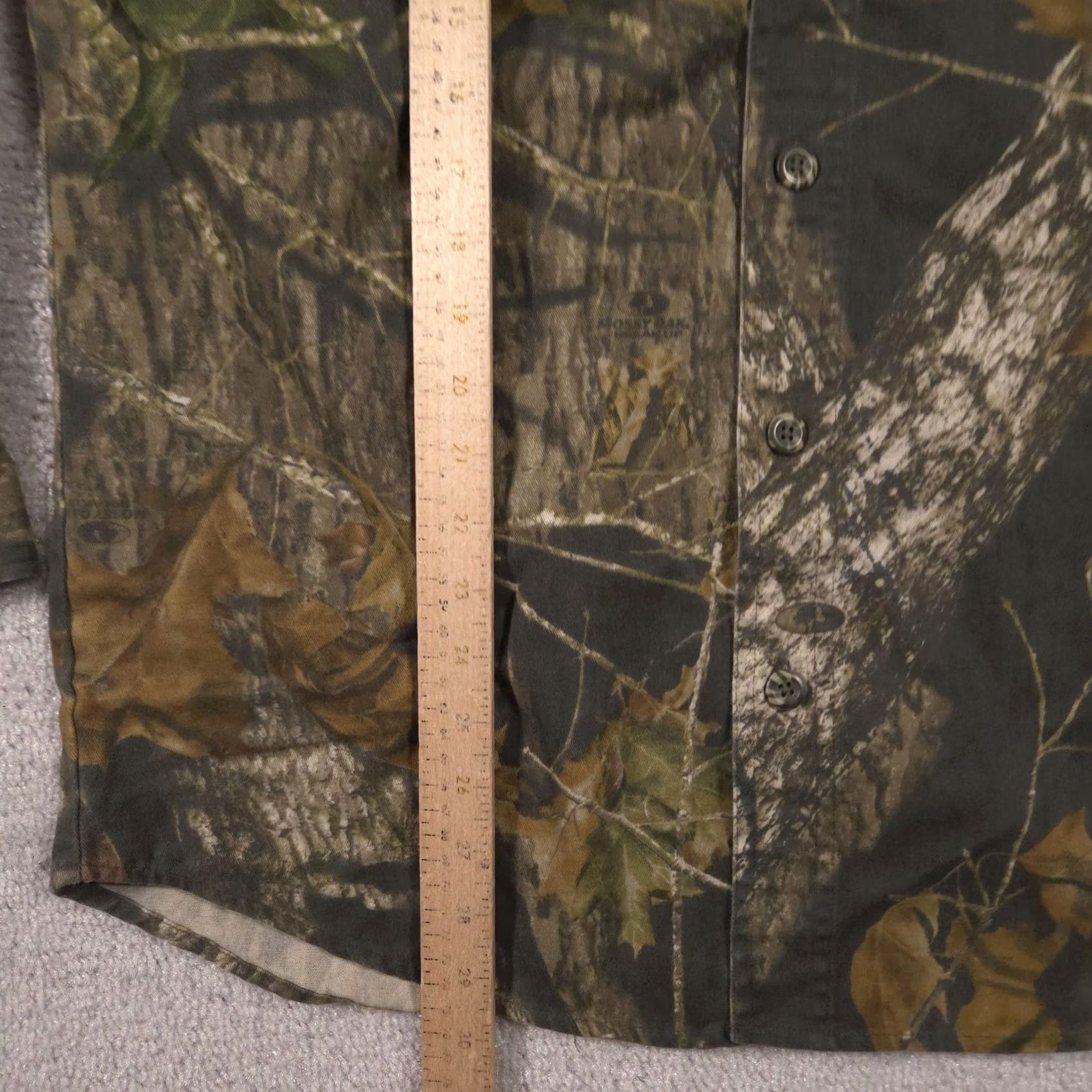 Vintage VINTAGE Mossy Oak Shirt Mens Medium Green Camo Long Sleeve Button Scent-Stop Hunting Size US M / EU 48-50 / 2 - 7 Thumbnail
