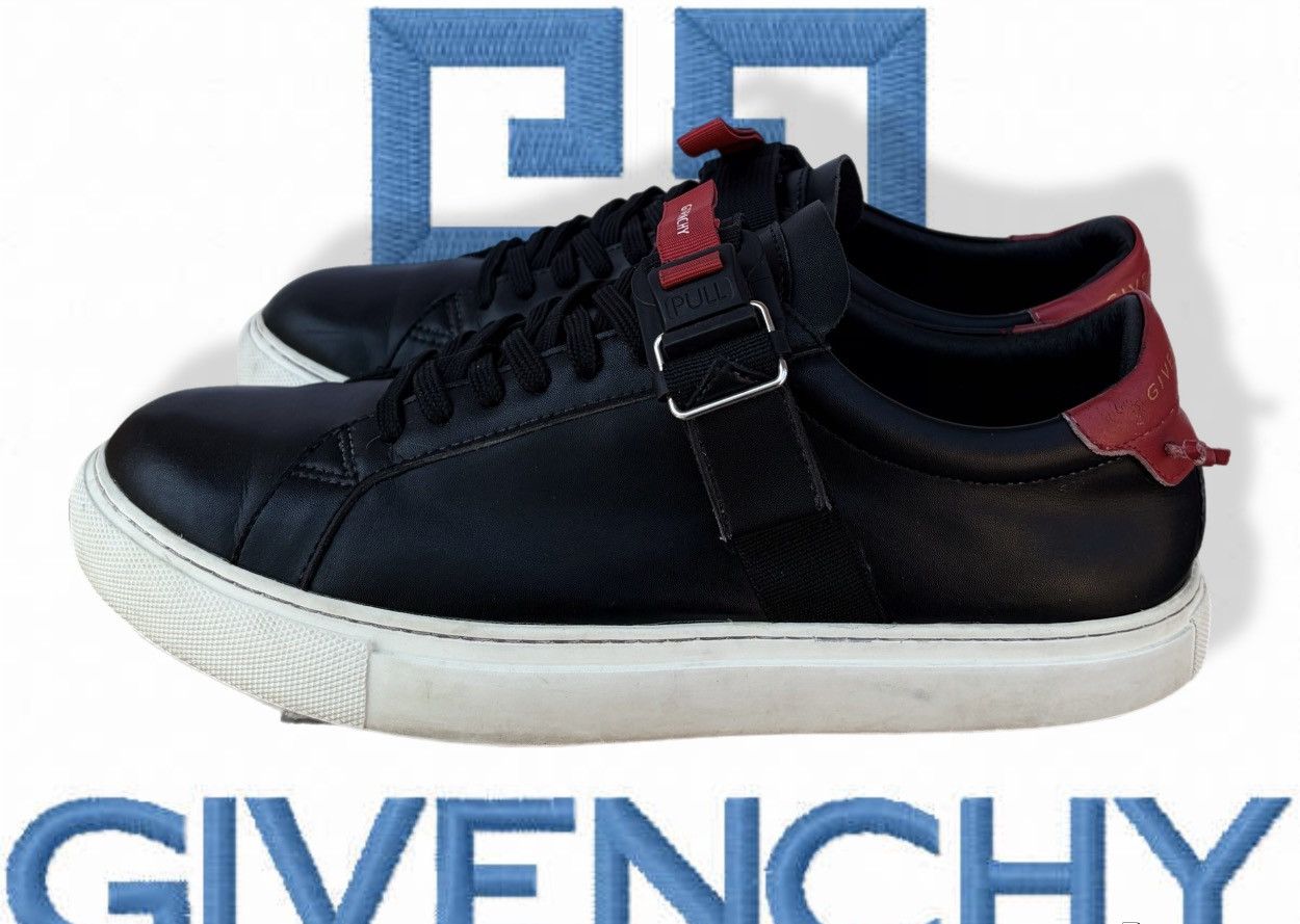 Givenchy Givenchy Urban Street Strap Low Top Leather Sneakers Men's Size US 11 / EU 44 - 2 Thumbnail
