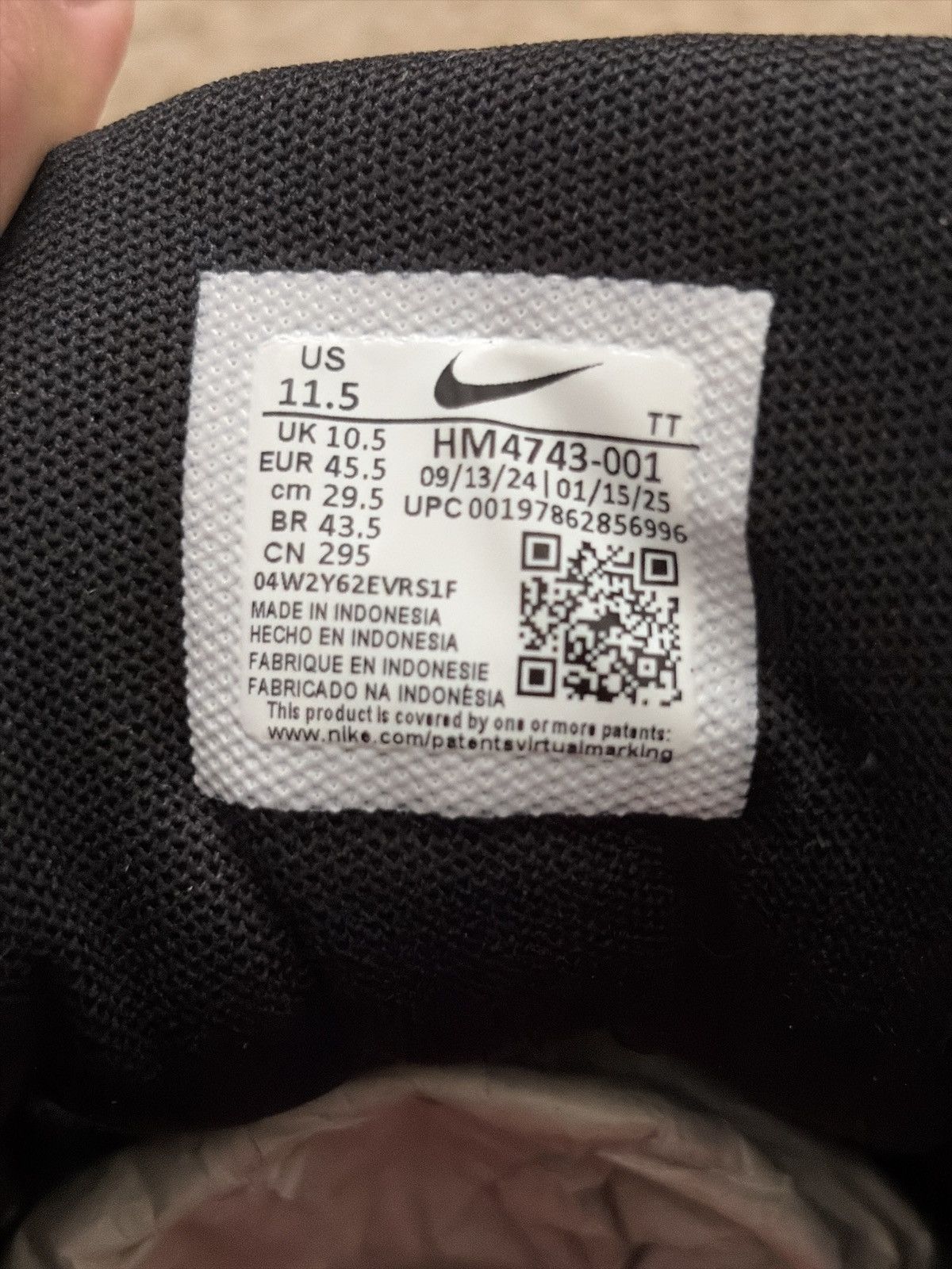 Levi's × Nike NIKE AIR MAX 95 OG LEVI COLLAB Size US 11.5 / EU 44-45 - 7 Thumbnail