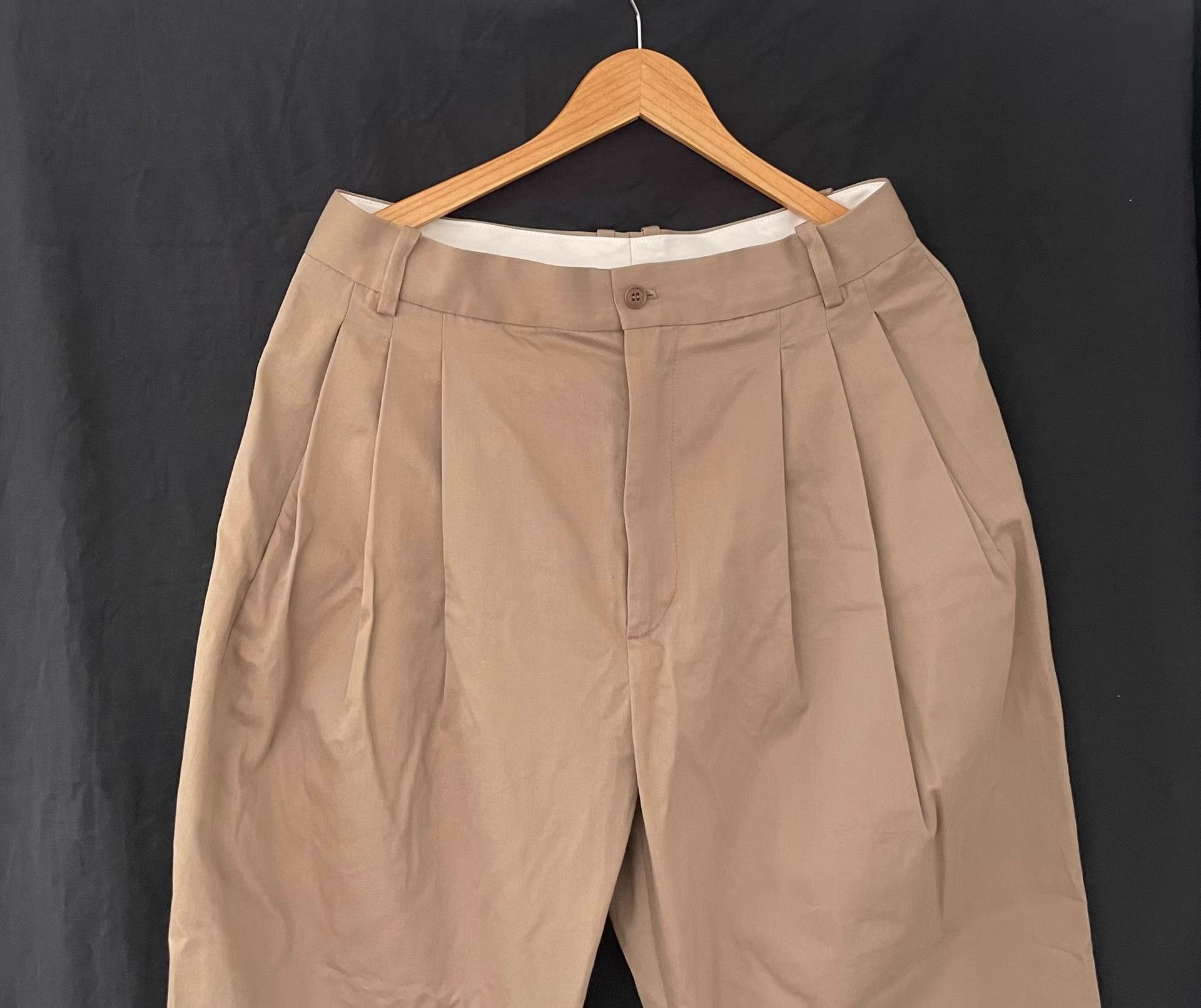 Hed Mayner Hed Mayner Three-Pleat Wide-Leg Pants Ｑ21 Size US 34 / EU 50 - 4 Thumbnail