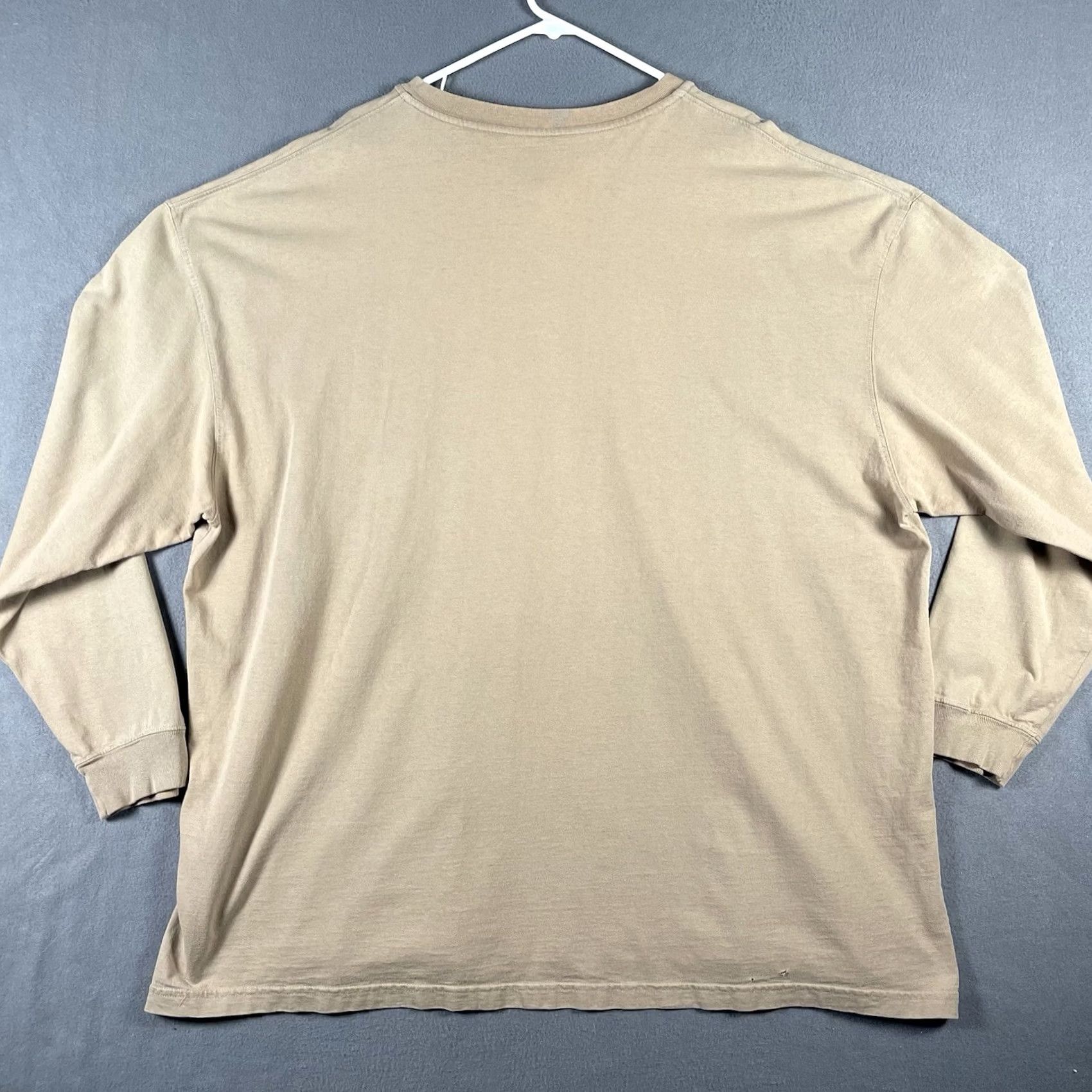 Carhartt Carhartt Henley Shirt Men 3XB Tan Long Sleeve Button-Up Pocket Outdoor Workwear Casual Size US XXL / EU 58 / 5 - 3 Thumbnail
