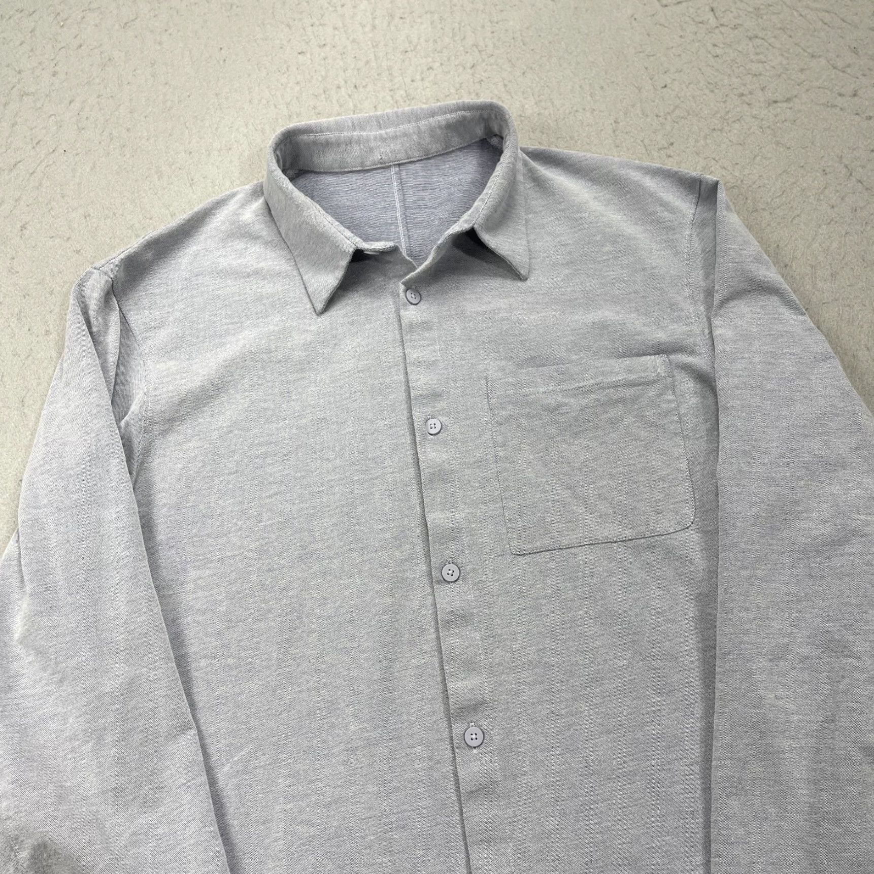 Lululemon Lululemon Shirt Mens Large Blue Cotton Blend Poplin Casual Office Button-Up Size US L / EU 52-54 / 3 - 3 Thumbnail