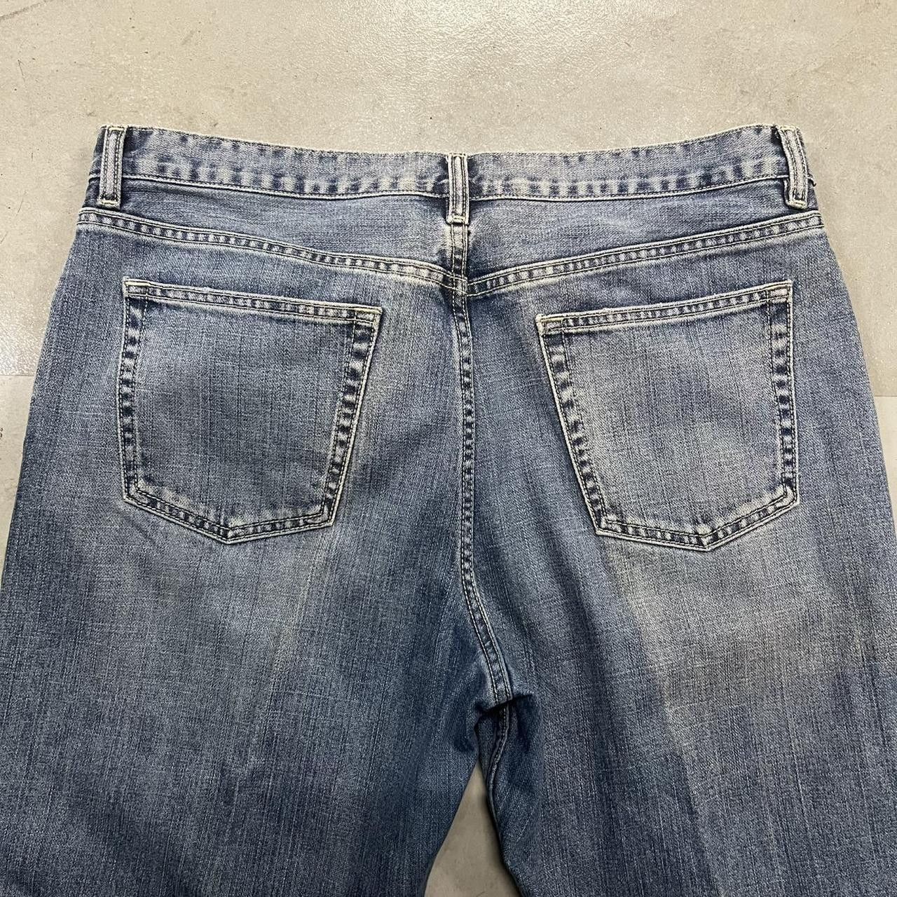Japanese Brand × Vintage Vintage Y2K/2000s Baggy Grunge Medium Blue Wash Denim Jeans! Size US 34 / EU 50 - 7 Thumbnail