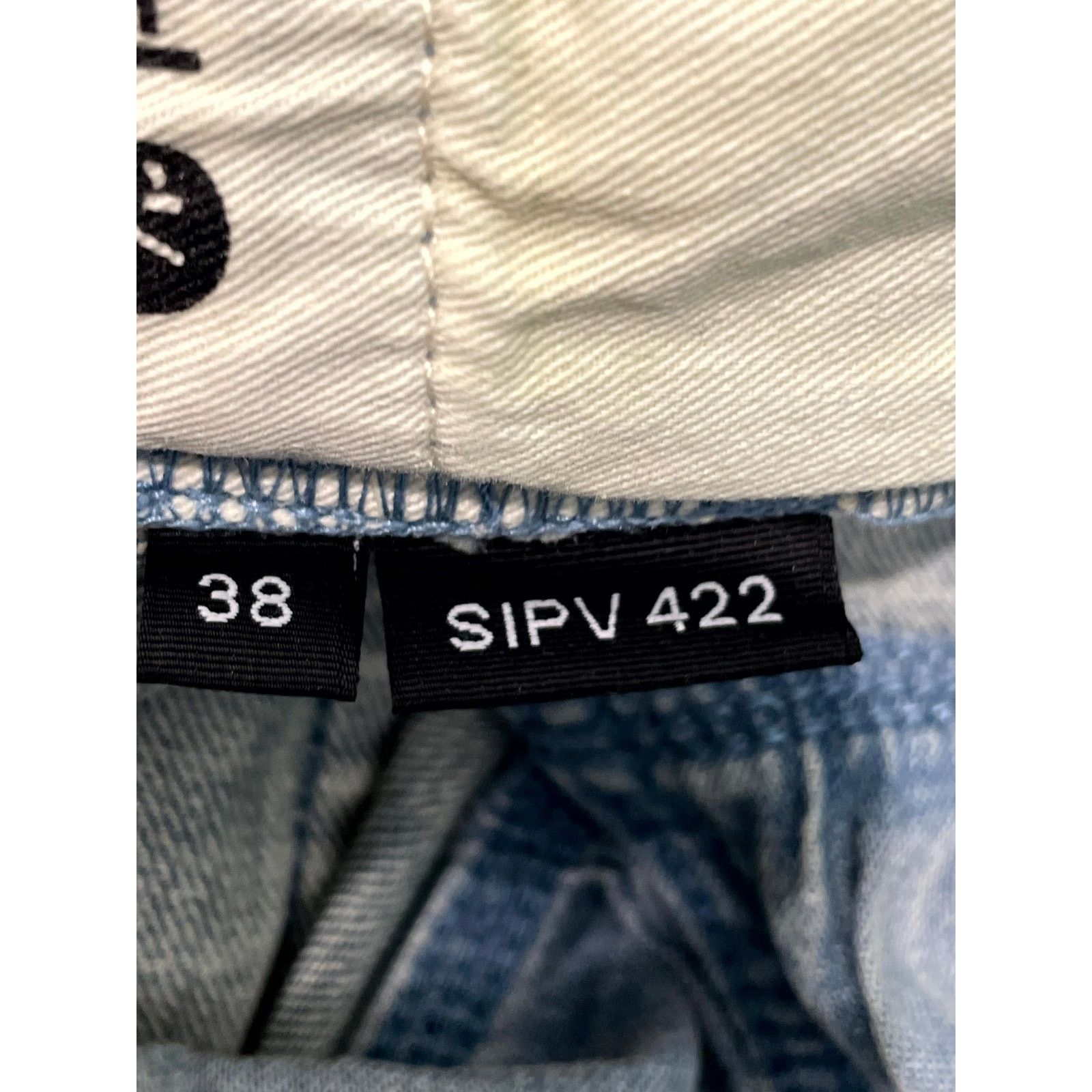 Purple Purple Plain Light Wash Jeans Size US 38 / EU 54 - 6 Thumbnail