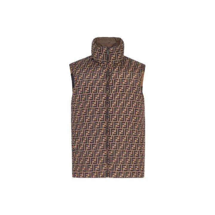 Fendi Classic Logo Reversible Gilet for Men 0079