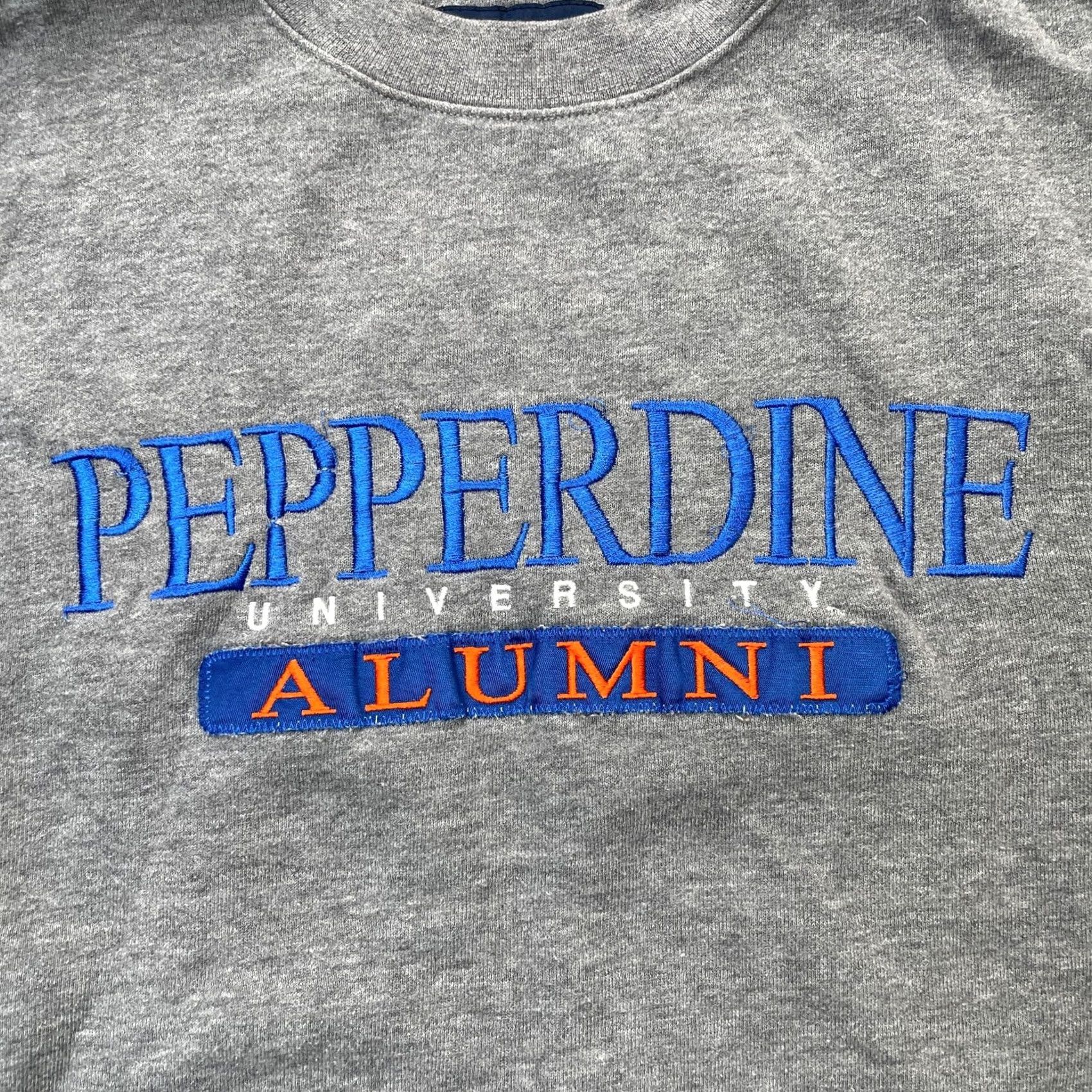 Jansport VINTAGE Pepperdine Sweatshirt Womens M Gray University Alumni Embroidered JanSport College Size M / US 6-8 / IT 42-44 - 3 Thumbnail