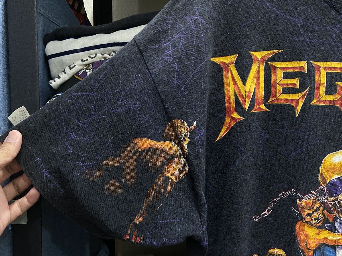 Band Tees Vintage 90s OVP MEGADETH Thrash Metal Metallica TOUR TShirt Size US XL / EU 56 / 4 - 4 Thumbnail