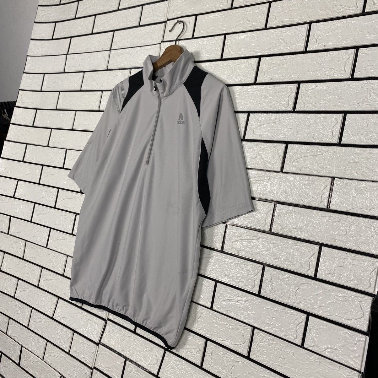 Adidas 📌Vintage Half Zipper Collar Jacket Adidas Short Sleeve Size US M / EU 48-50 / 2 - 3 Thumbnail