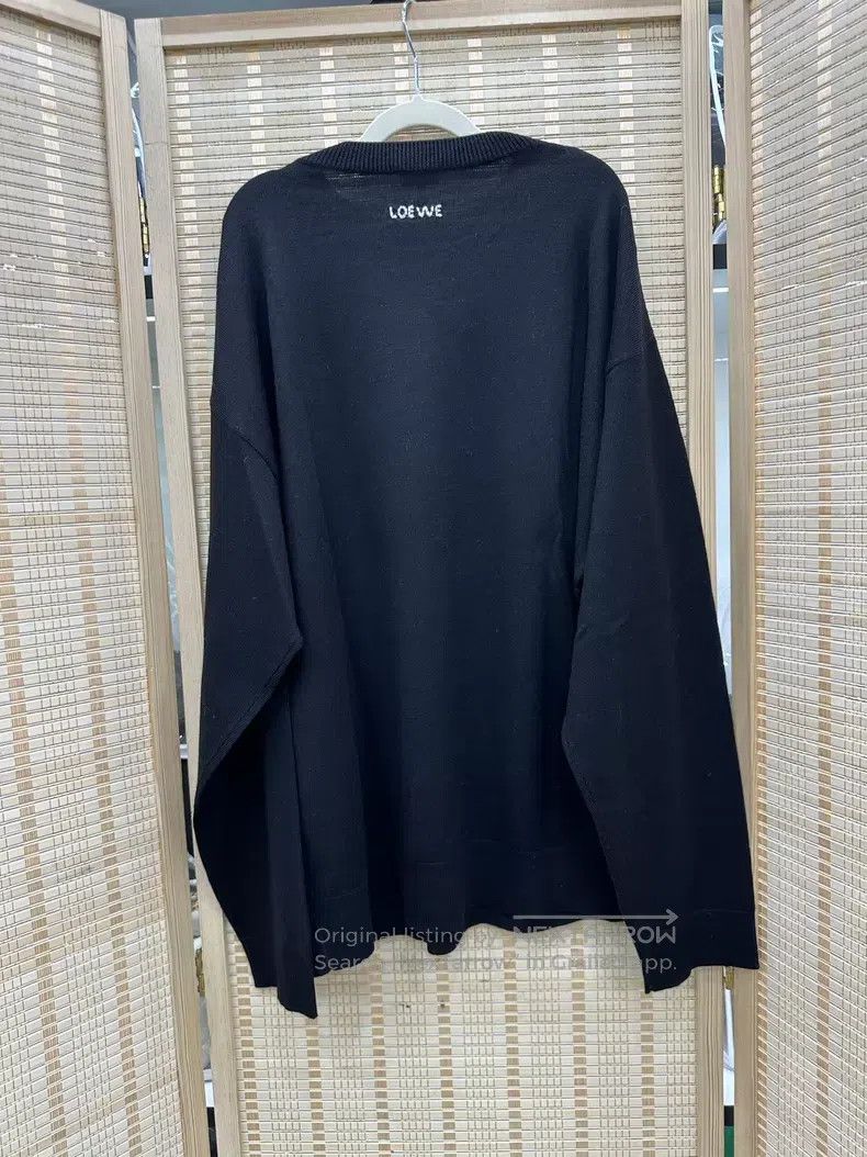 Loewe Loewe Sweater, black, crew-neck, lamb logo on chest, logo Size US M / EU 48-50 / 2 - 2 Thumbnail