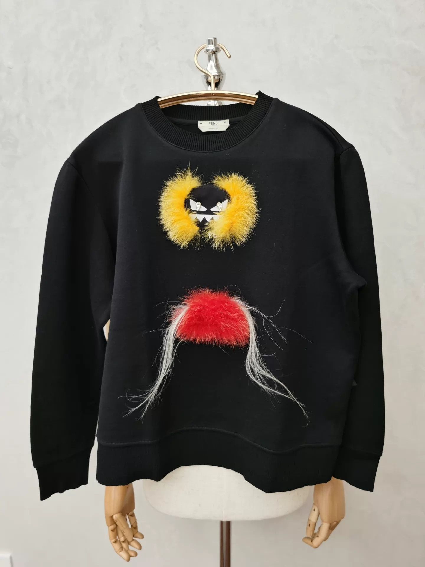 Fendi FENDI Monster Space Cotton Sweatshirt 40 Unisex Worn 2x Size S / US 4 / IT 40 - 1 Thumbnail