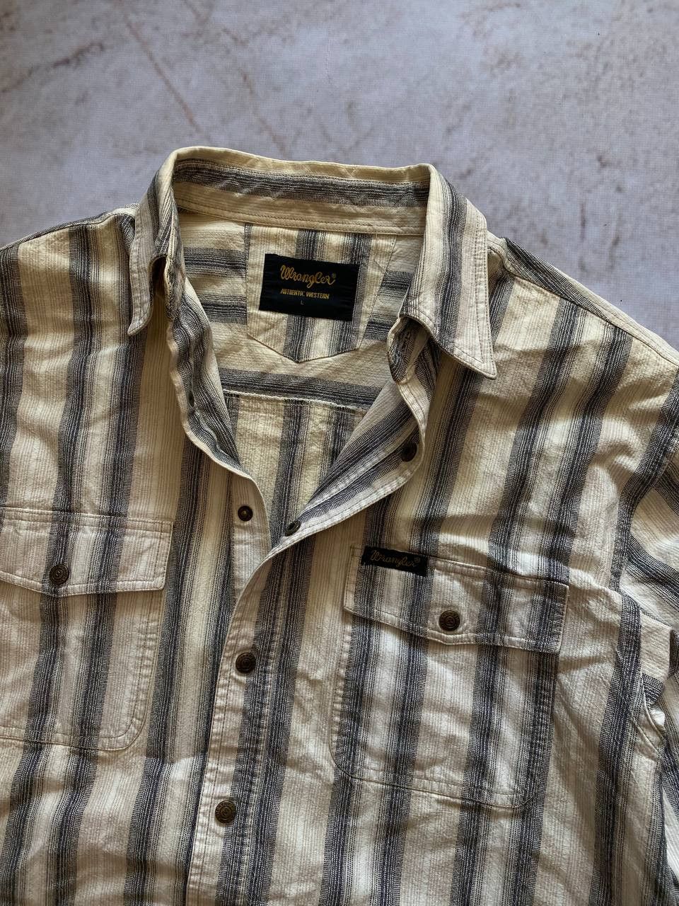 Cowboy Equipment × Vintage × Wrangler Vintage Wrangler Western Wear Shirt Size US L / EU 52-54 / 3 - 2 Thumbnail