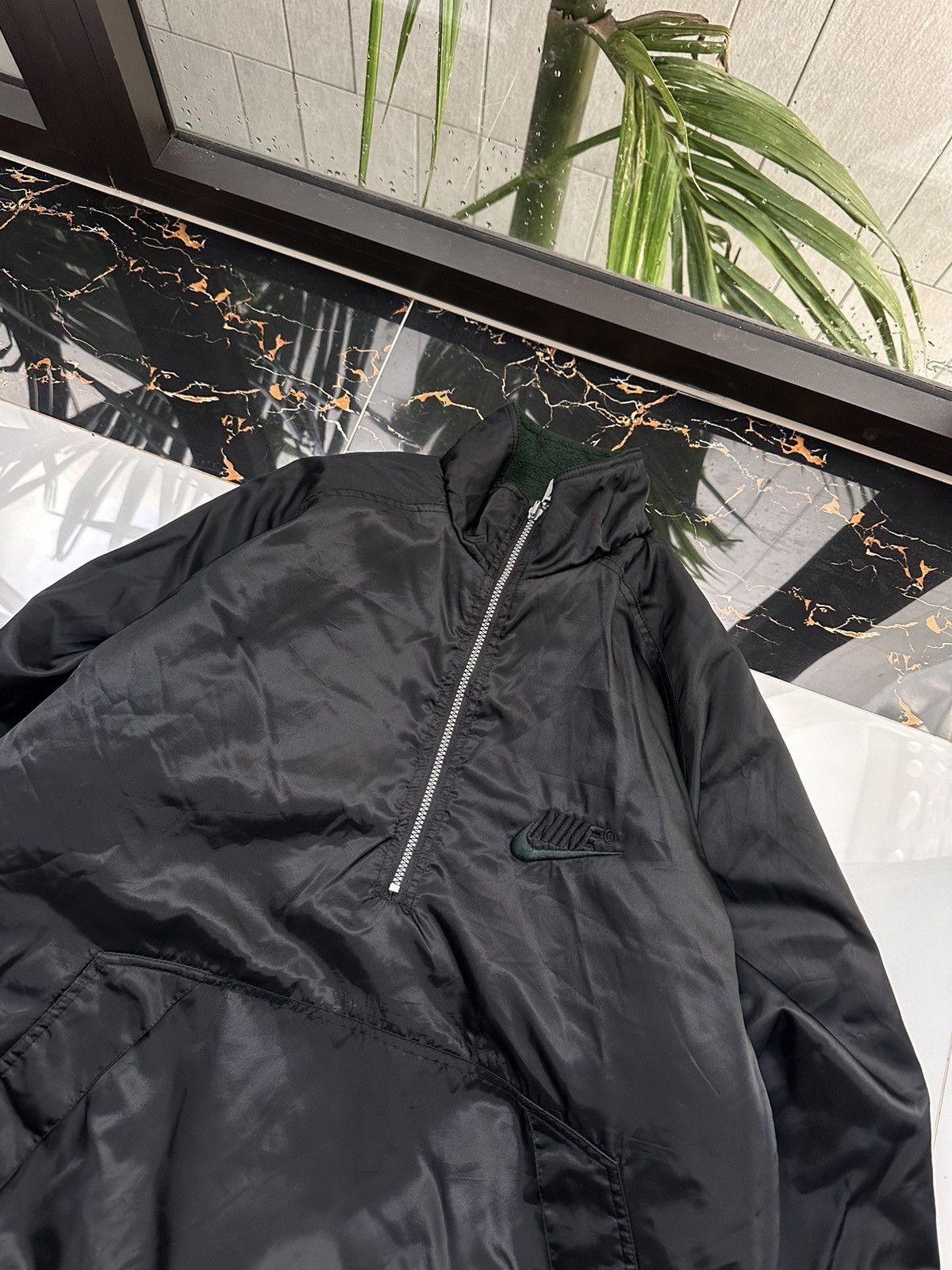 Nike × Vintage RARE! NIKE VINTAGE REVERSIBLE BIG SWOOSH TEDDY SHERPA JACKET Size US XL / EU 56 / 4 - 11 Thumbnail