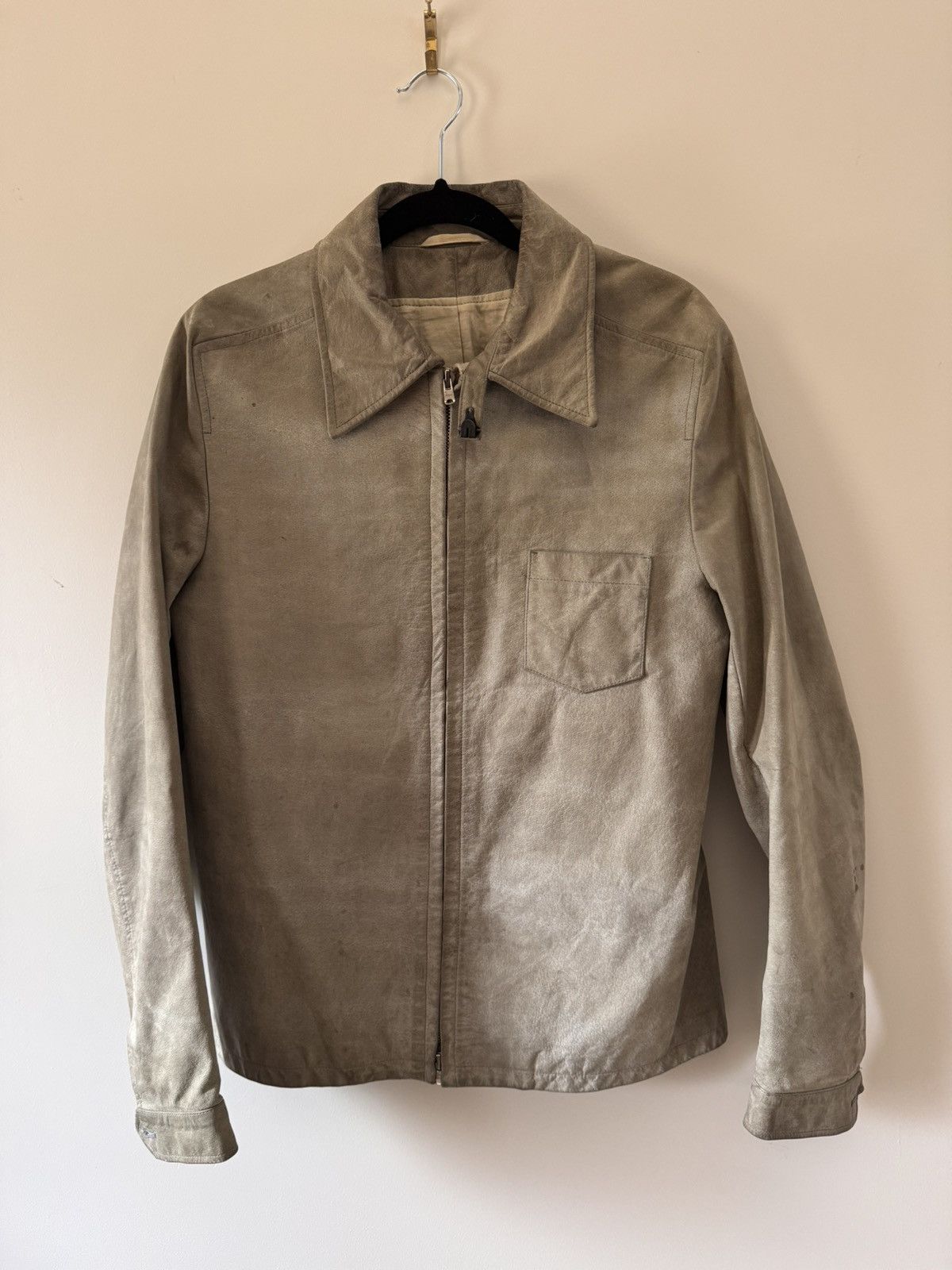 Carol Christian Poell Carol Christian Poell 2002 Pigskin Leather Jacket – Size US M / EU 48-50 / 2 - 1 Thumbnail