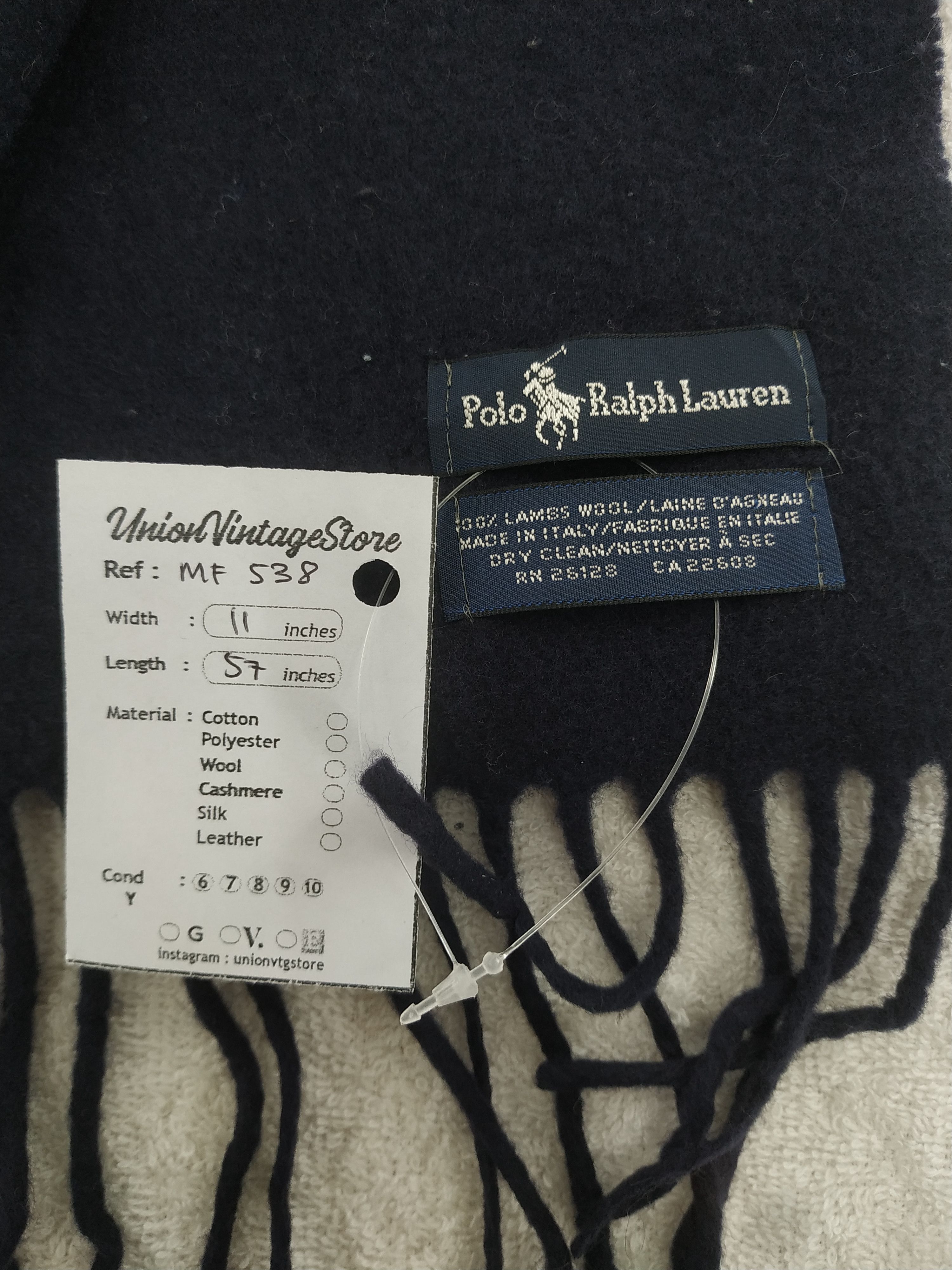Polo Ralph Lauren Vintage Polo Ralph Lauren Scarf/Muffler/Neckwear MF538 Size ONE SIZE - 4 Thumbnail