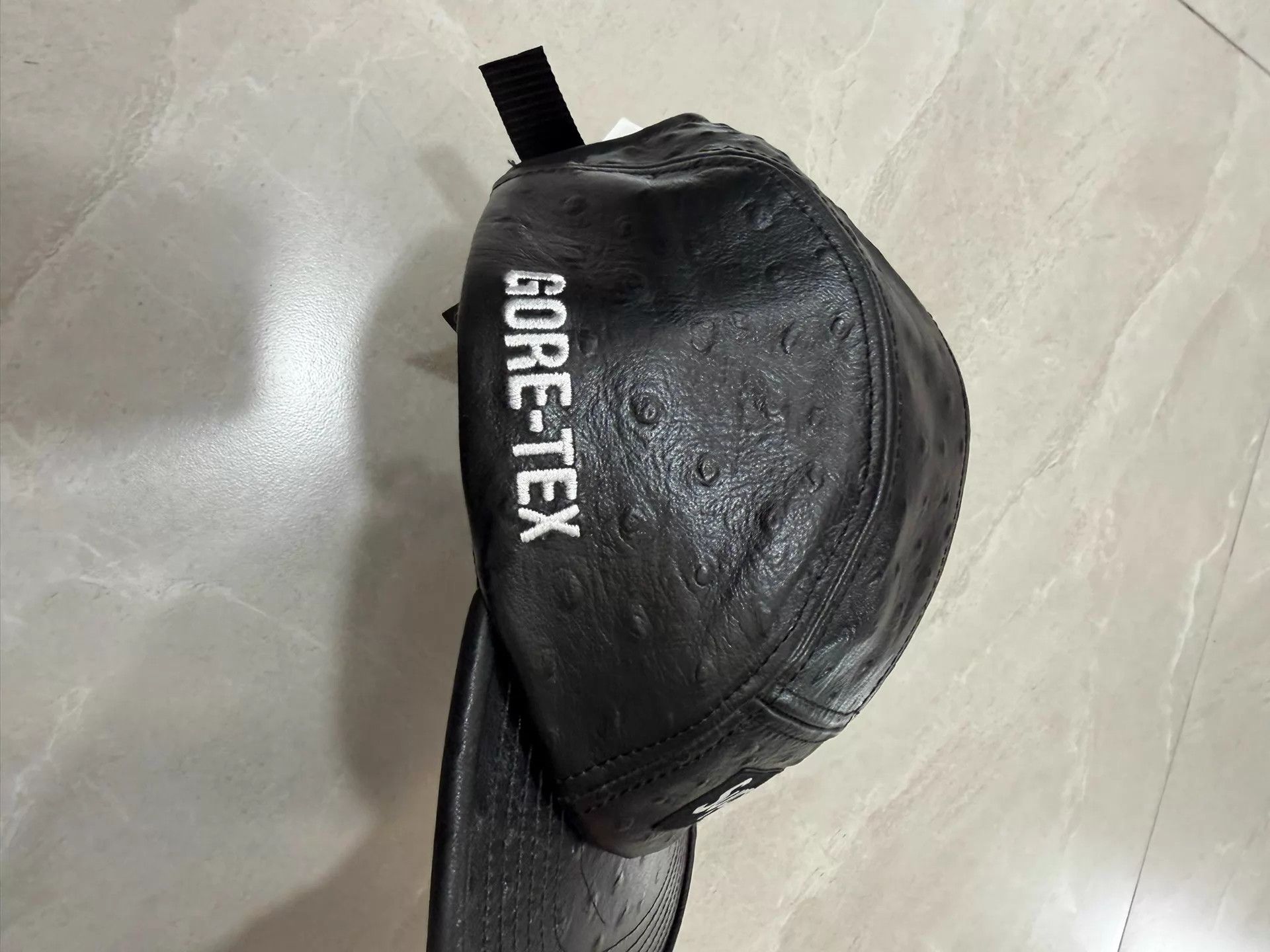 Supreme Supreme SS26W6 Ostrich Embossed Leather GORE-TEX Camp Cap Size ONE SIZE - 3 Thumbnail