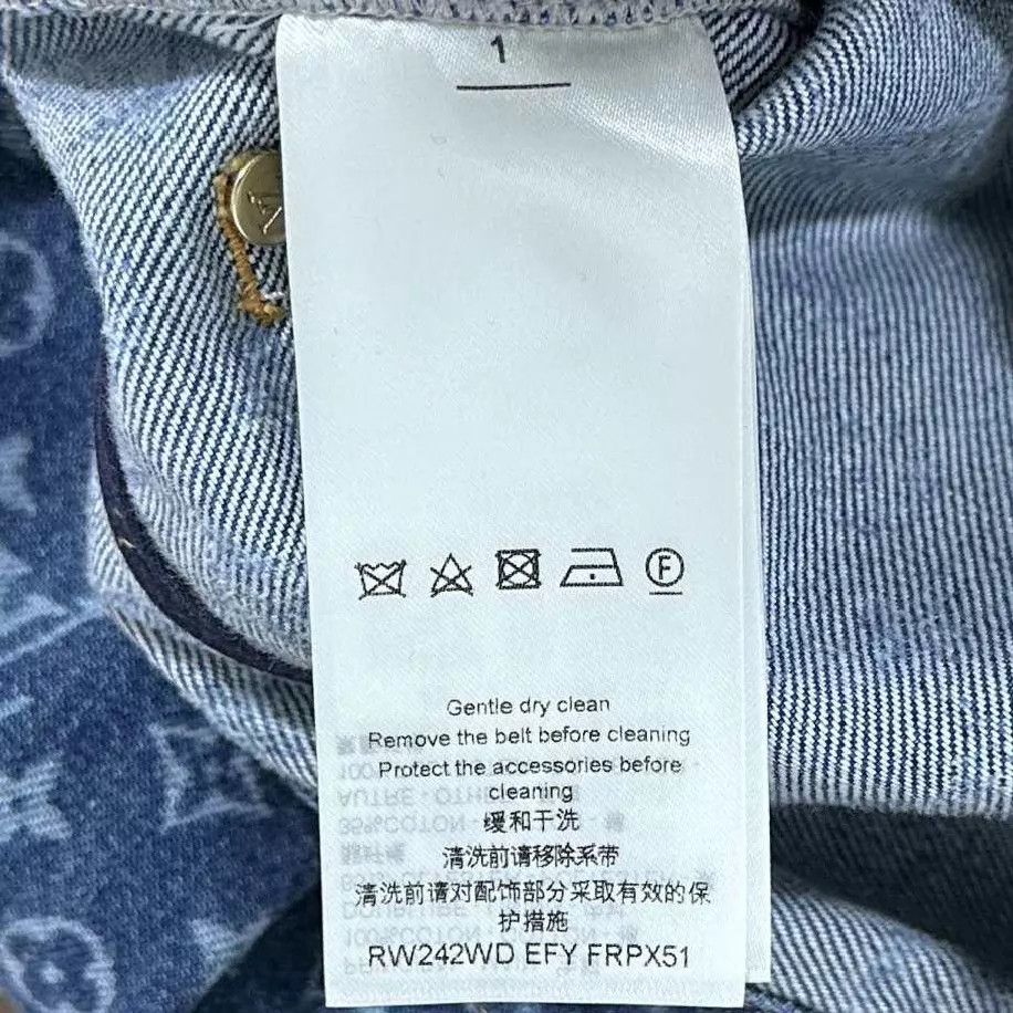 Louis Vuitton LV America's Cup All-Over Print Jeans 40 Size 28" / US 6 / IT 42 - 5 Thumbnail