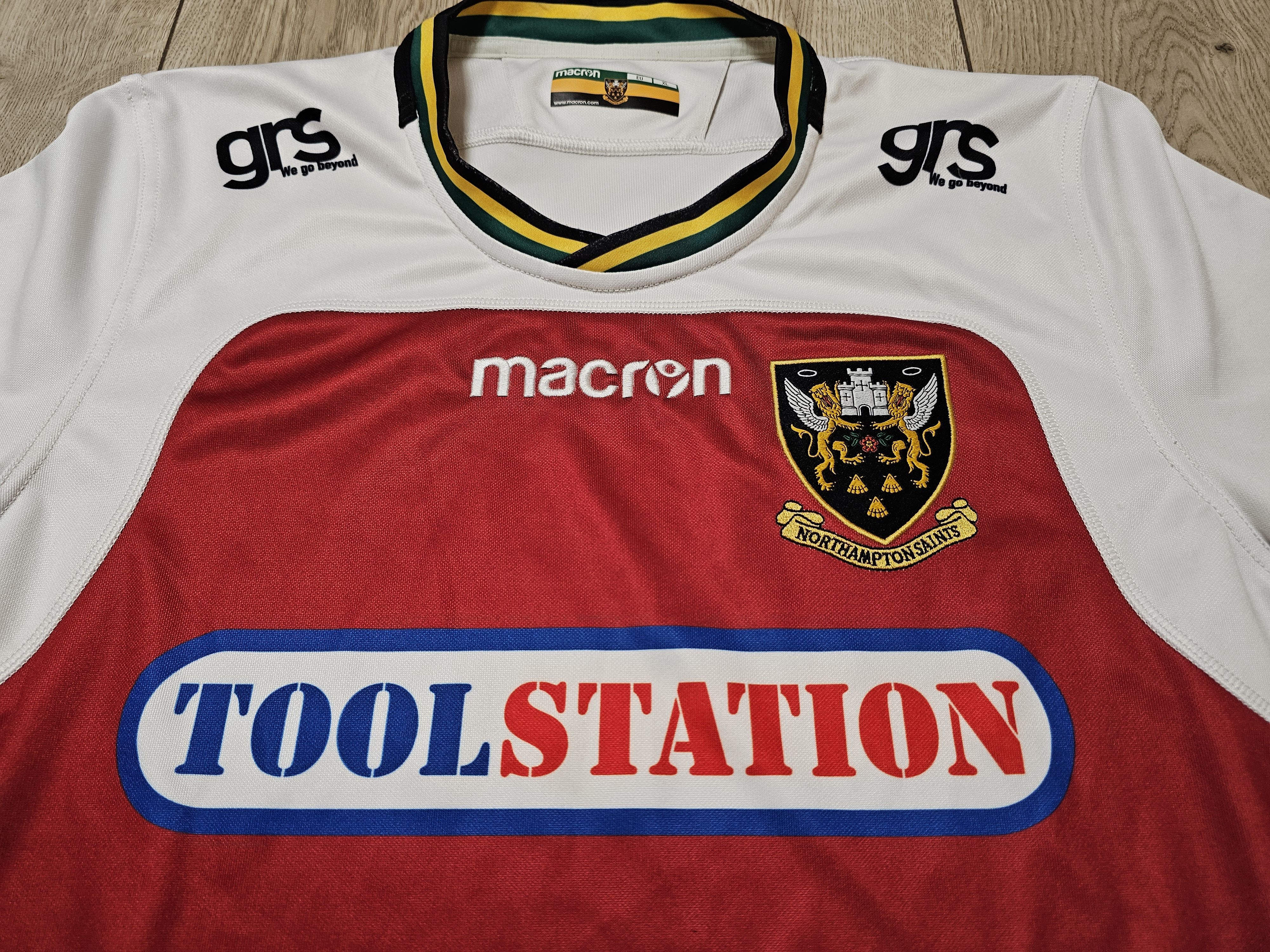 All Sport NORTHAMPTON SAINTS RUGBY JERSEY 2018 RUGBY SHIRT ENGLAND Size US XL / EU 56 / 4 - 3 Thumbnail
