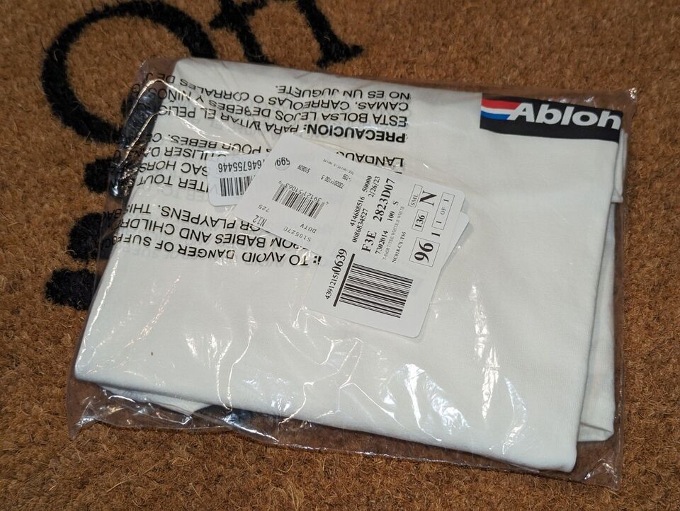 Virgil Abloh Canary Yellow - Abloh Stripe Logo Graphic Tee Size US S / EU 44-46 / 1 - 5 Thumbnail