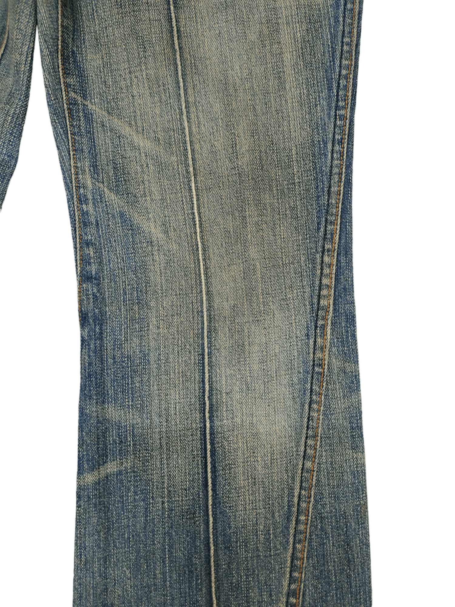 BUFFALO BOBS Flare Jeans Buffalo Spiral Cut Distress Rusty Boot Cut Size US 30 / EU 46 - 6 Thumbnail