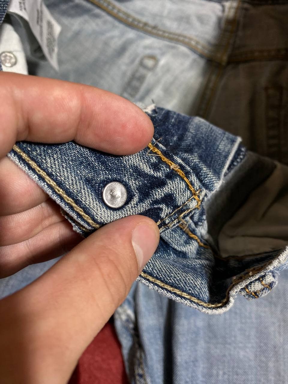 Levi's × Vintage Crazy vintage y2k Levi’s faded grunge archive skater 2000’s Size US 34 / EU 50 - 12 Thumbnail