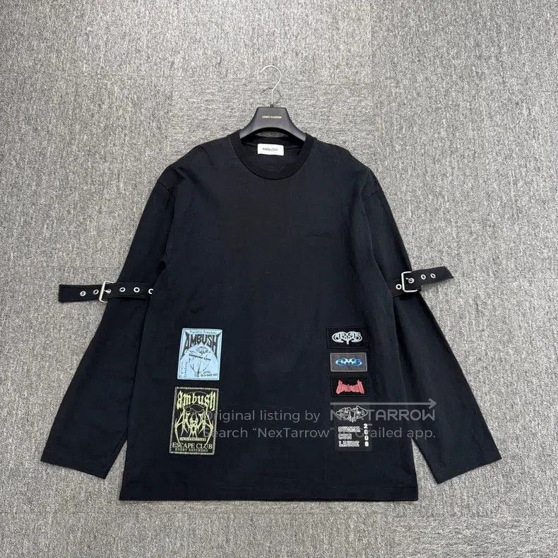 Japanese Brand Ambush Embroidered Logo Strap Long Sleeve. Size US M / EU 48-50 / 2 - 1 Thumbnail