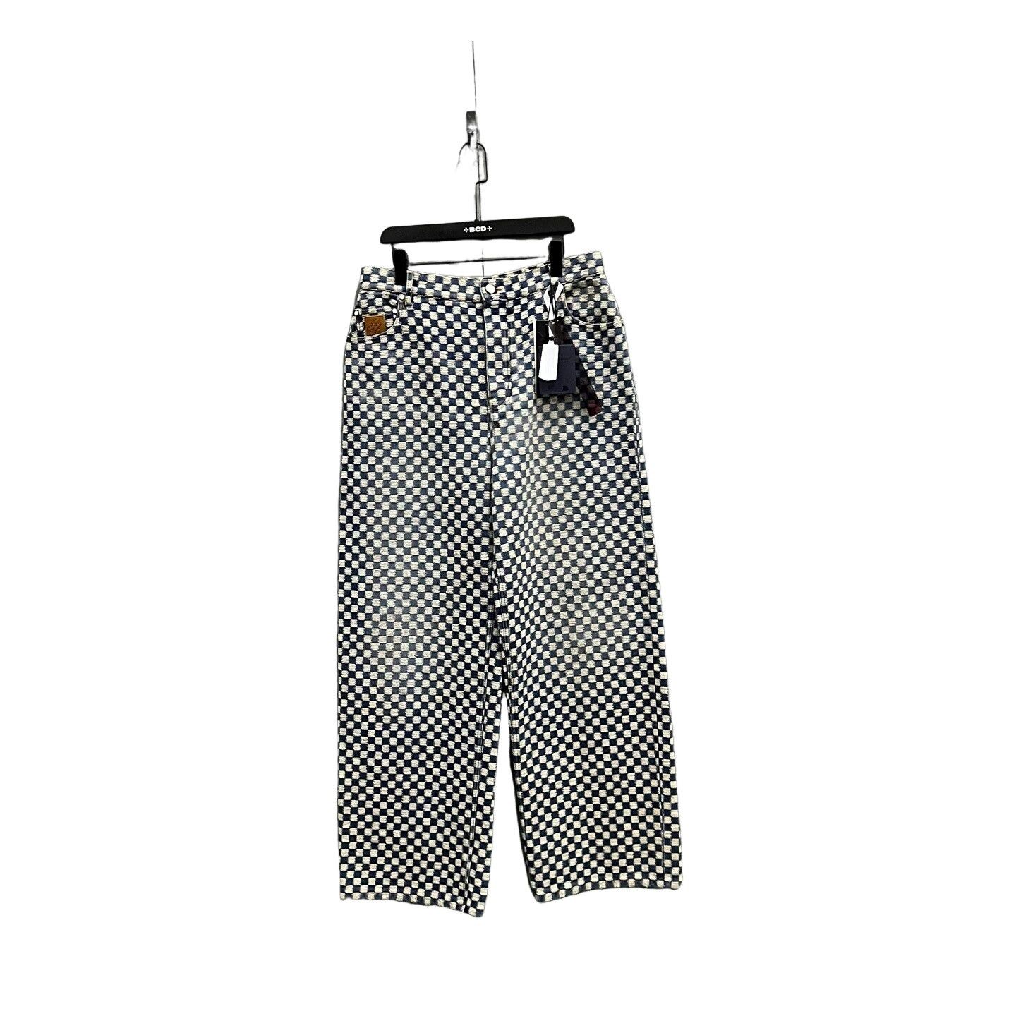 Louis Vuitton Louis Vuitton x Nigo Checkerboard Denim Jeans Size 32 Size US 32 / EU 48 - 1 Thumbnail