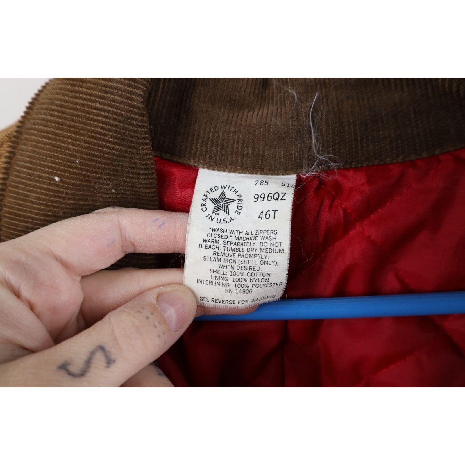 Carhartt Vintage 80s Carhartt Distressed Quilted Canvas Coveralls Size US 44 / EU 60 - 3 Thumbnail