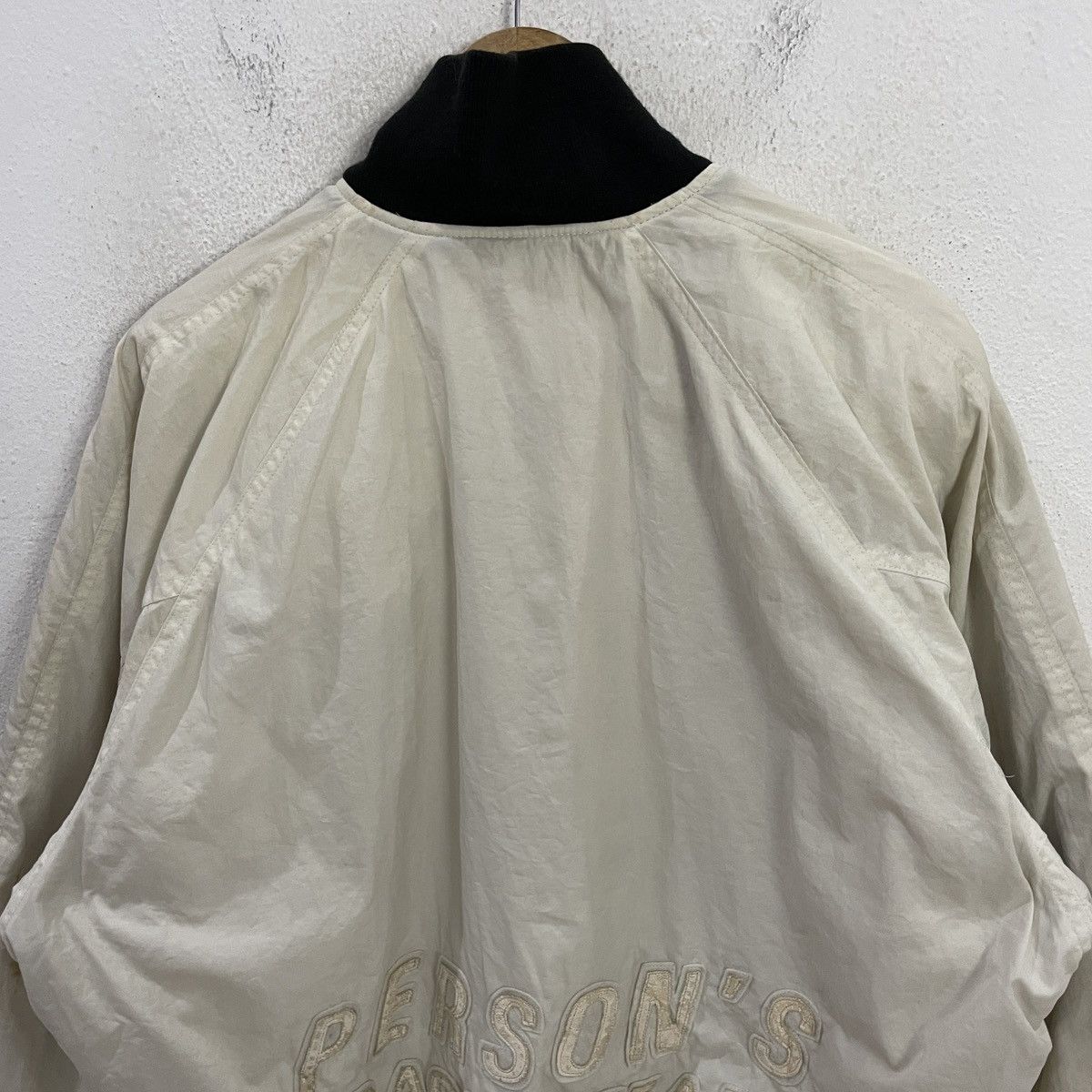 PERSON'S Vintage Person Racing Team Bomber Jacket Size US XL / EU 56 / 4 - 4 Thumbnail