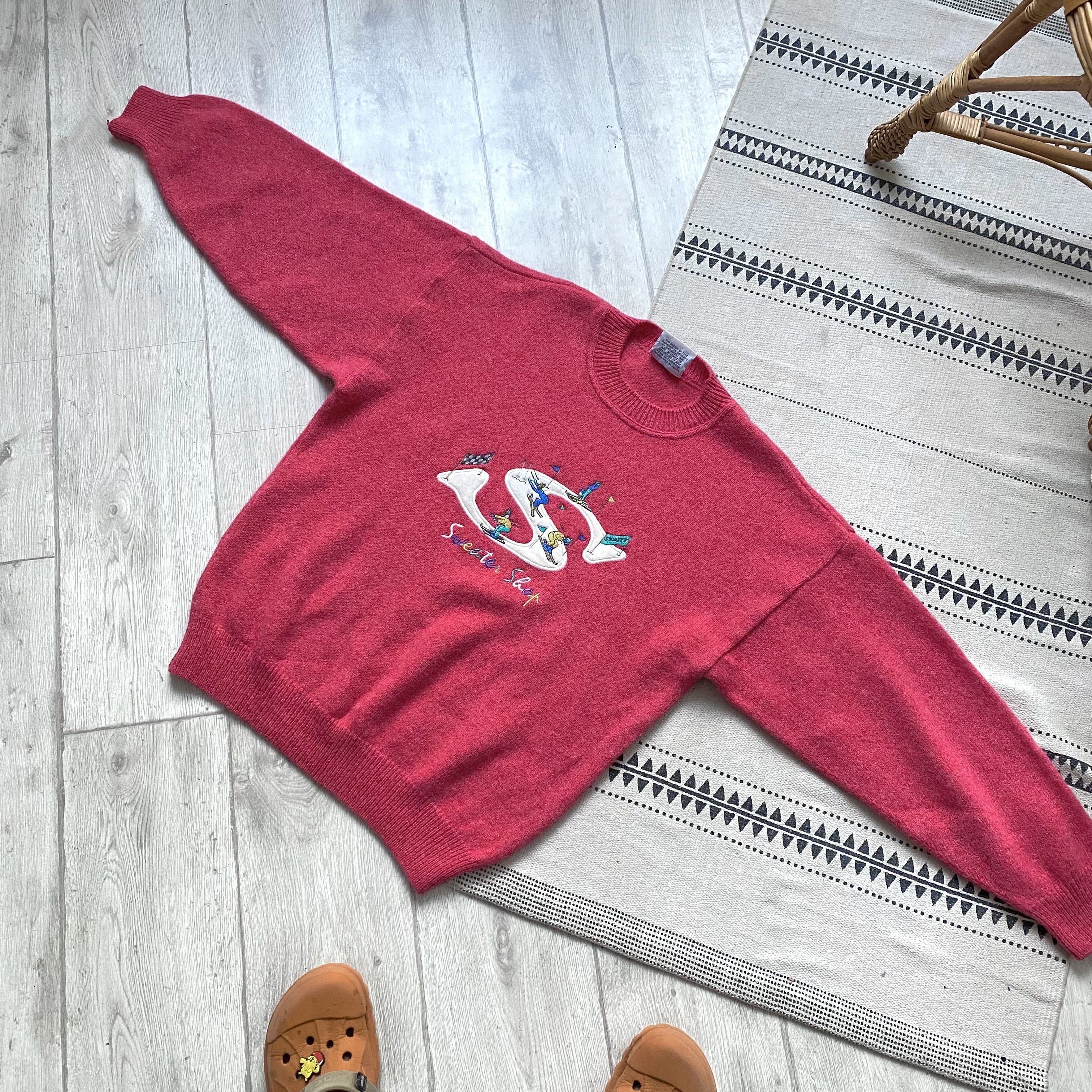 Golf Wang ⛷️ Vintage 80s Ski Logo Knit Wool Cozy Sweater Knitwear Size US M / EU 48-50 / 2 - 9 Thumbnail