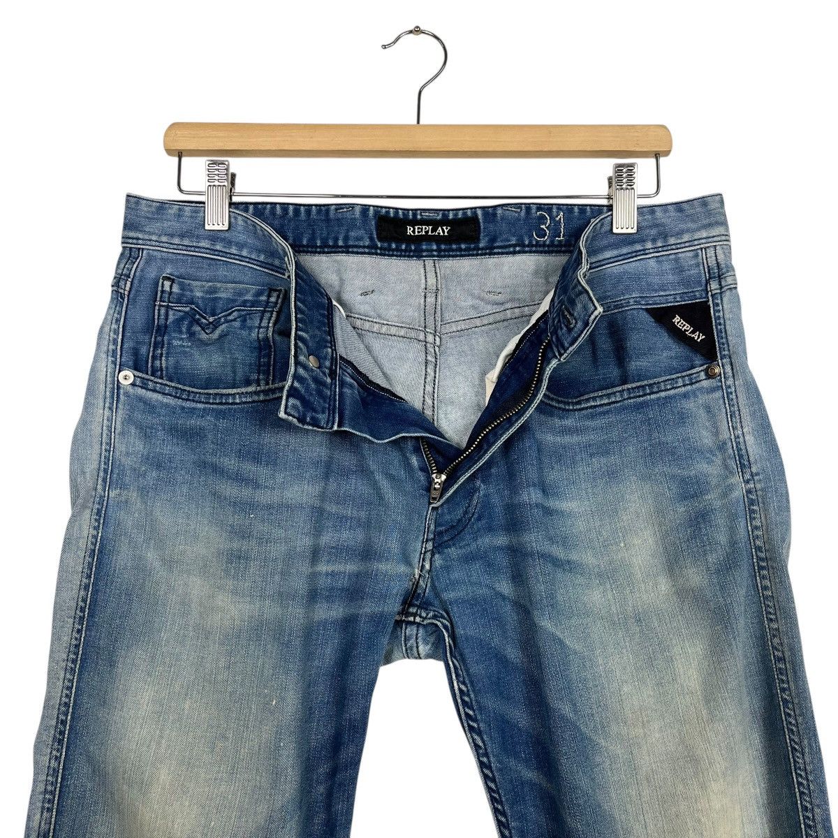 Replay Vintage Replay Distressed Denim Jeans Size US 32 / EU 48 - 16 Thumbnail