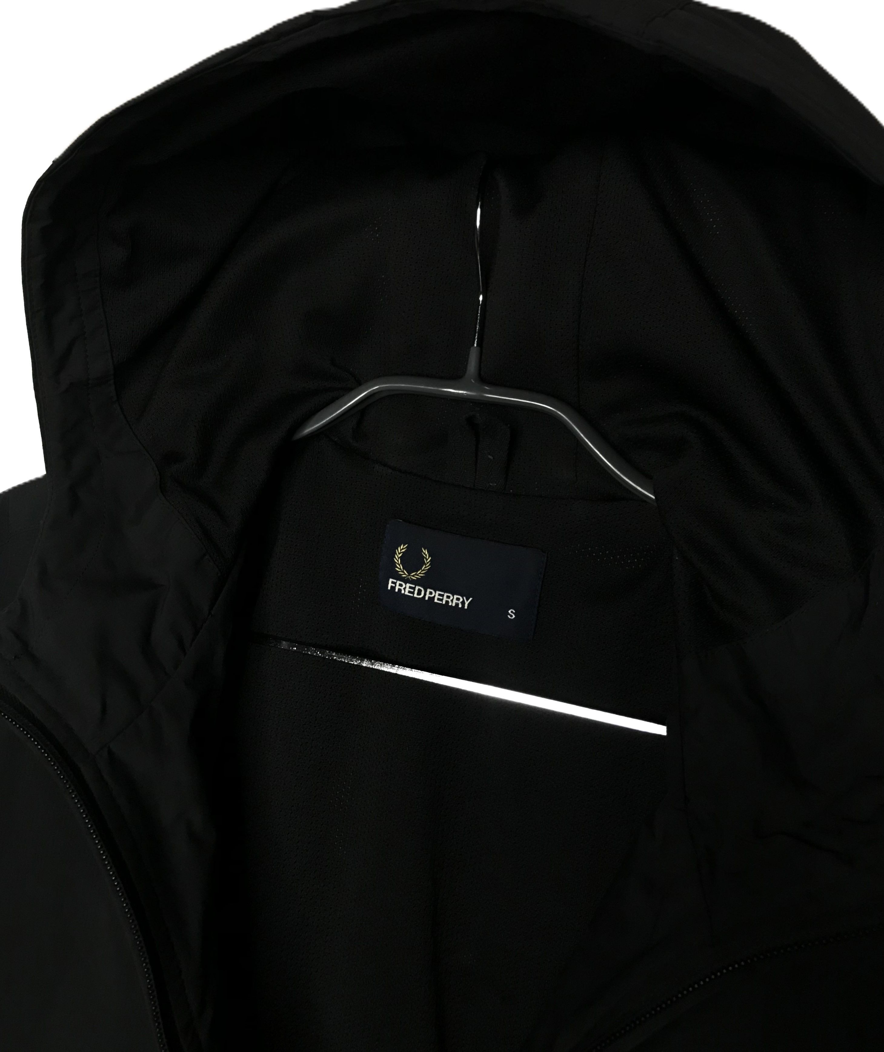 Fred Perry Fred Perry Mens Hooded Zip Jacket Size S Black Size US S / EU 44-46 / 1 - 7 Thumbnail