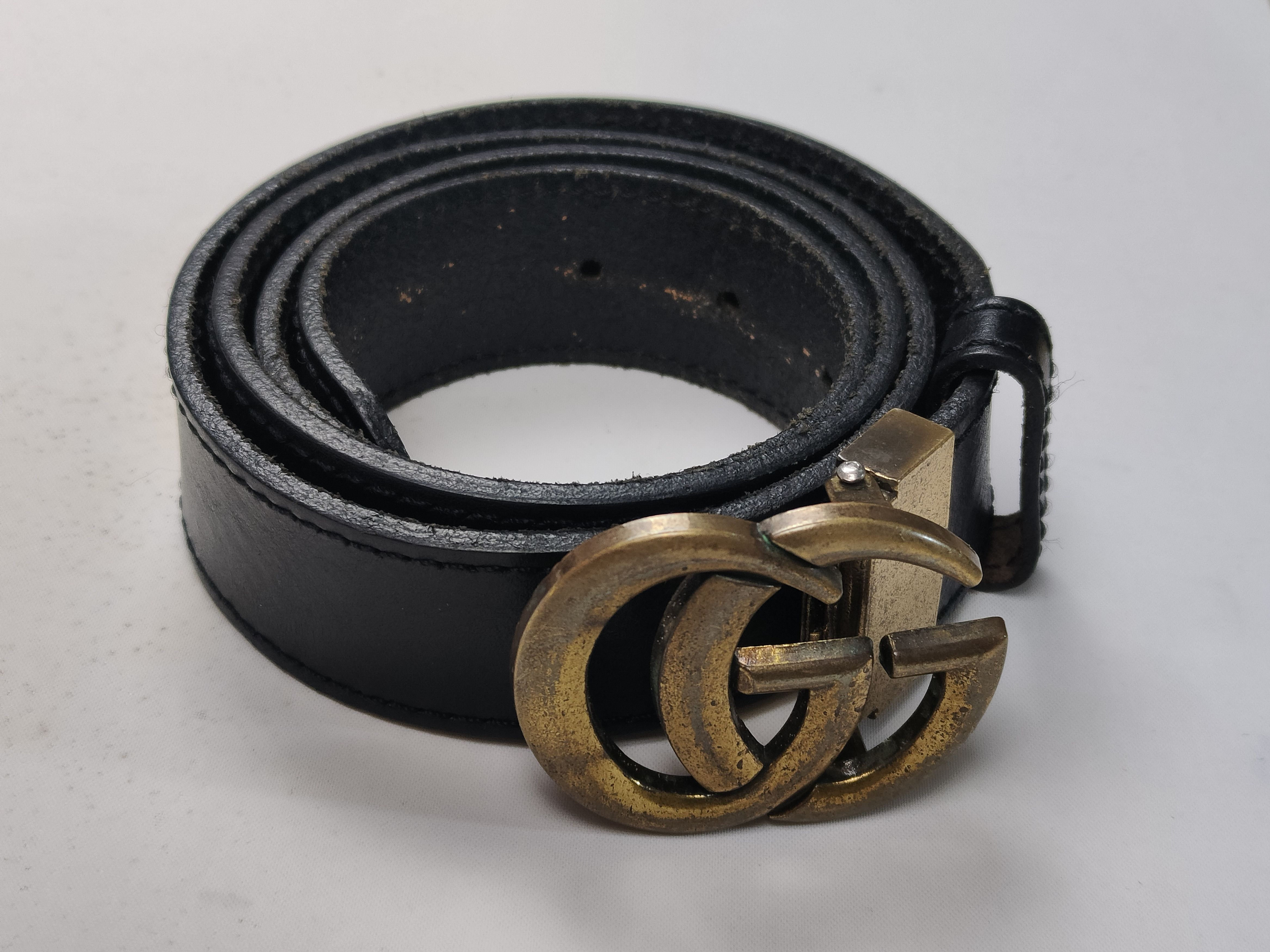 Gucci Gucci made in Italy Leather Belt Size ONE SIZE - 1 Thumbnail