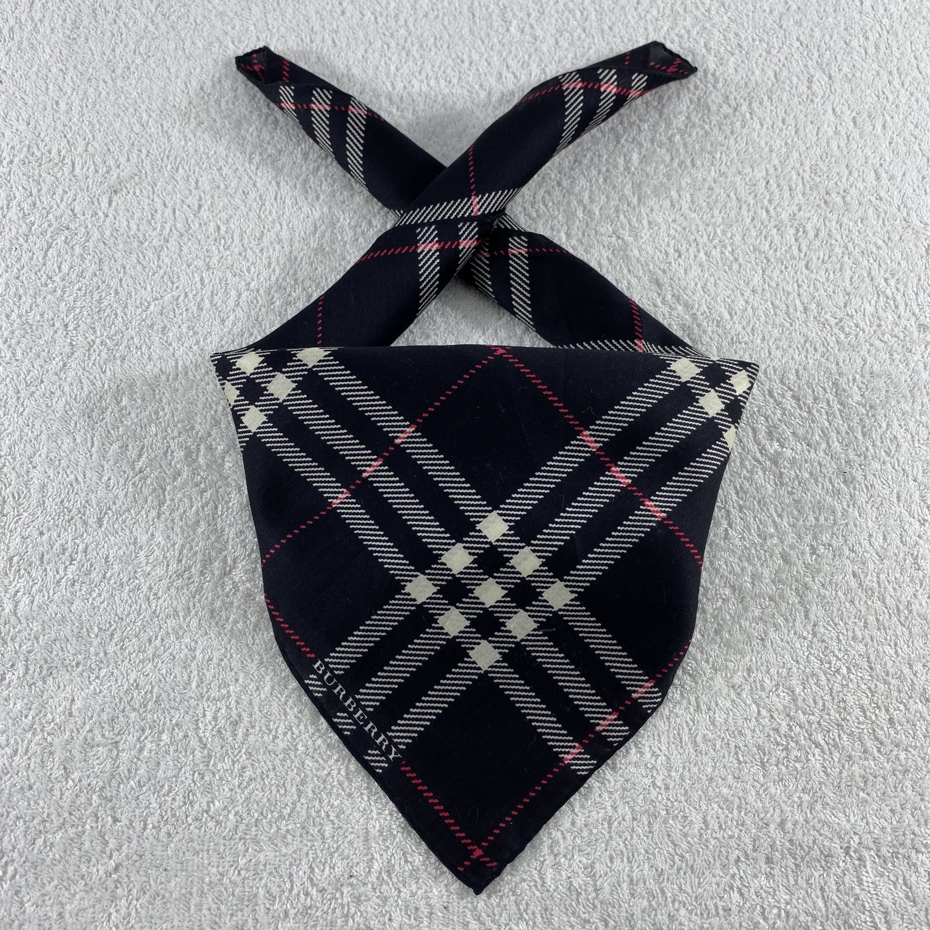 Burberry × Vintage Burberry Neckerchief / Bandana / Handkerchief Size ONE SIZE - 1 Thumbnail