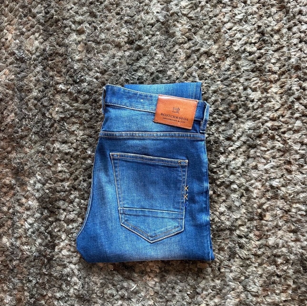 Scotch & Soda Scotch & Soda Slim Skinny Fit Men's Jeans Size US 31 - 2 Thumbnail