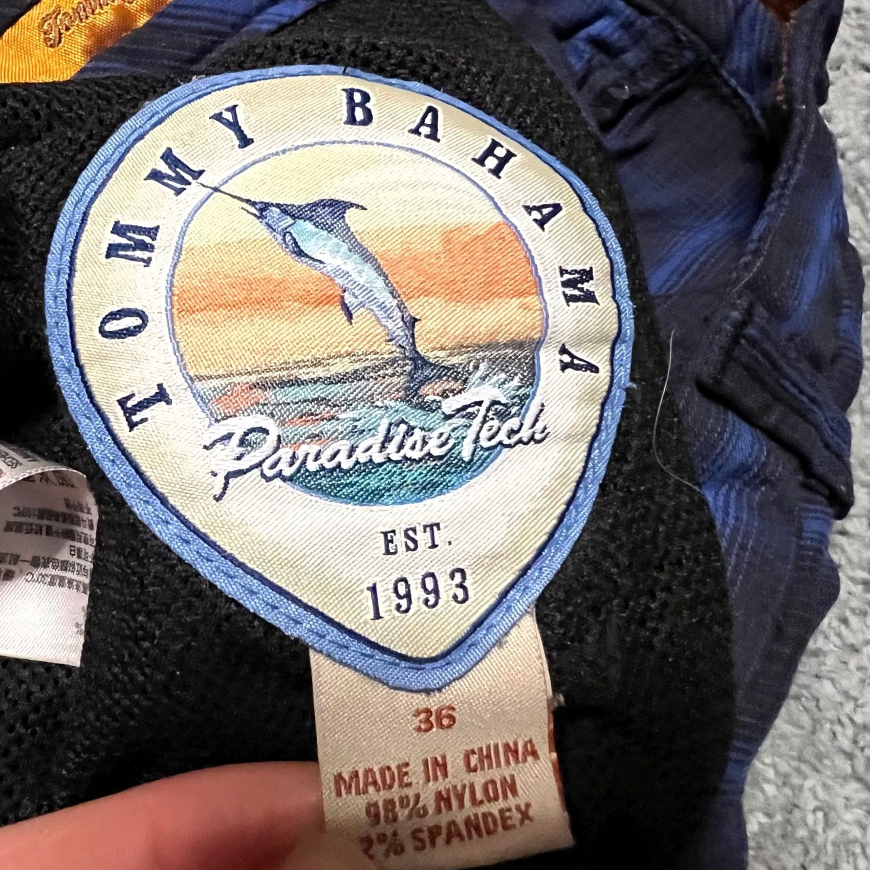 Tommy Bahama Tommy Bahama Shorts Mens 36 Blue Relax Plaid Nylon Performance Size US 36 / EU 52 - 4 Thumbnail