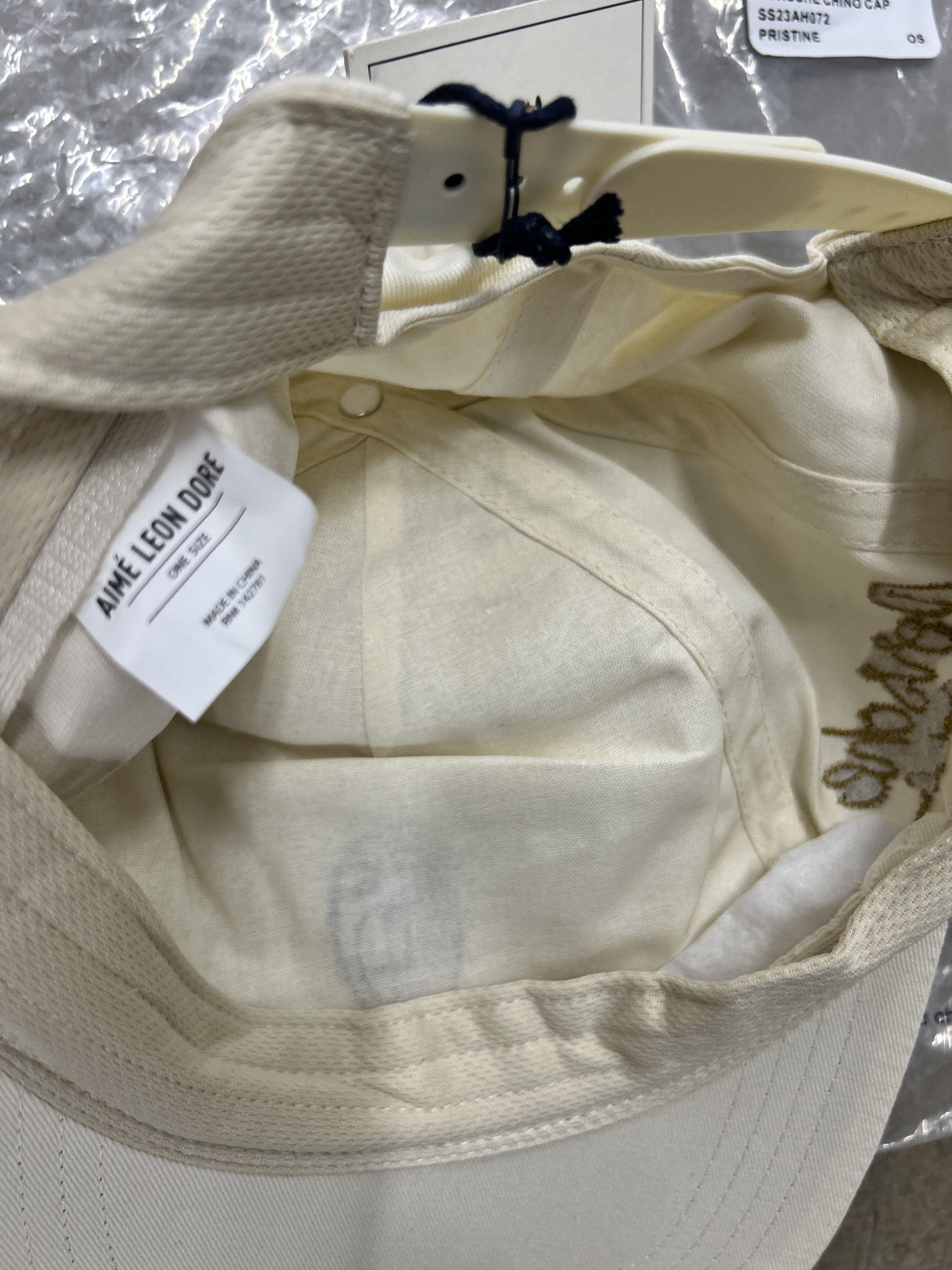 Aime Leon Dore × Porsche Design Aime Leon Dore x Porsche 356 Chino Racing Hat White Size ONE SIZE - 6 Thumbnail