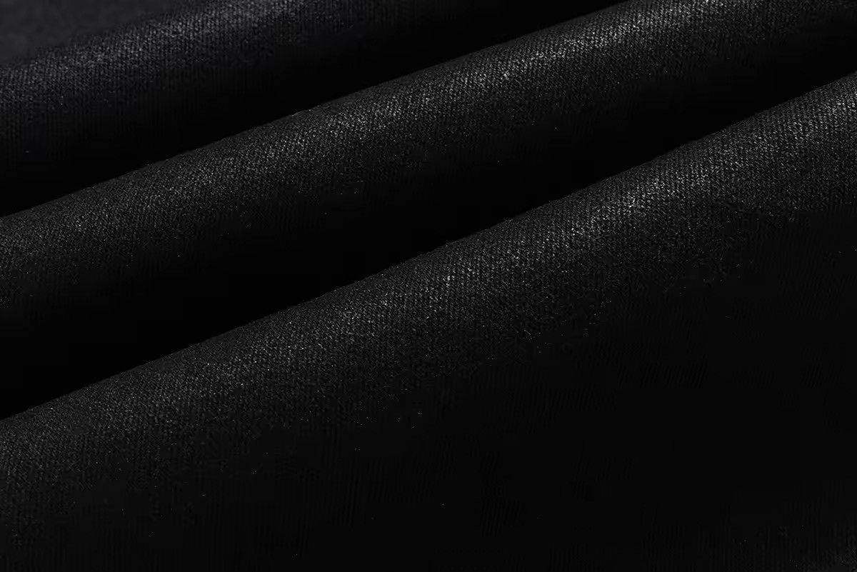 Japanese Brand × Jean Coated Stretch Black Flare Baggy Leather Trousers Size US 28 / EU 44 - 10 Thumbnail