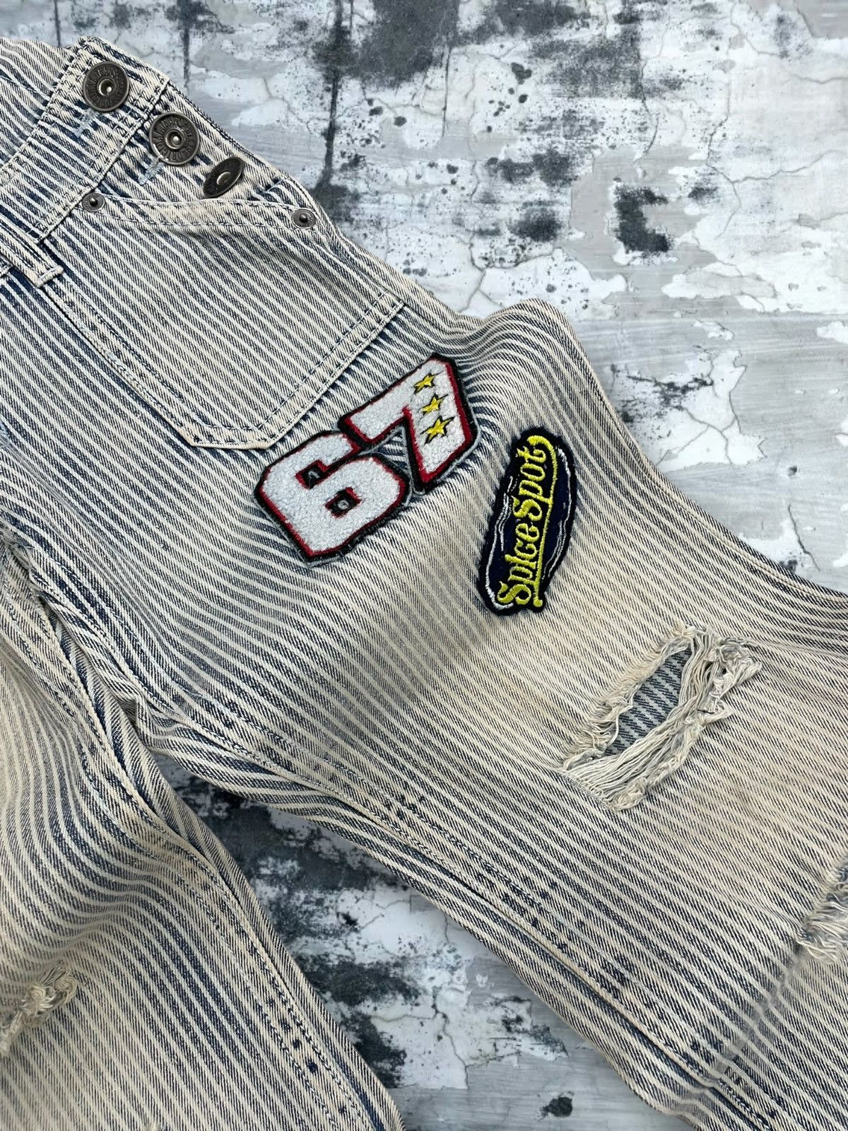 Hysteric Glamour Vintage 90s Japan Designer Blue Moon Californication Overall Size US 32 / EU 48 - 10 Thumbnail