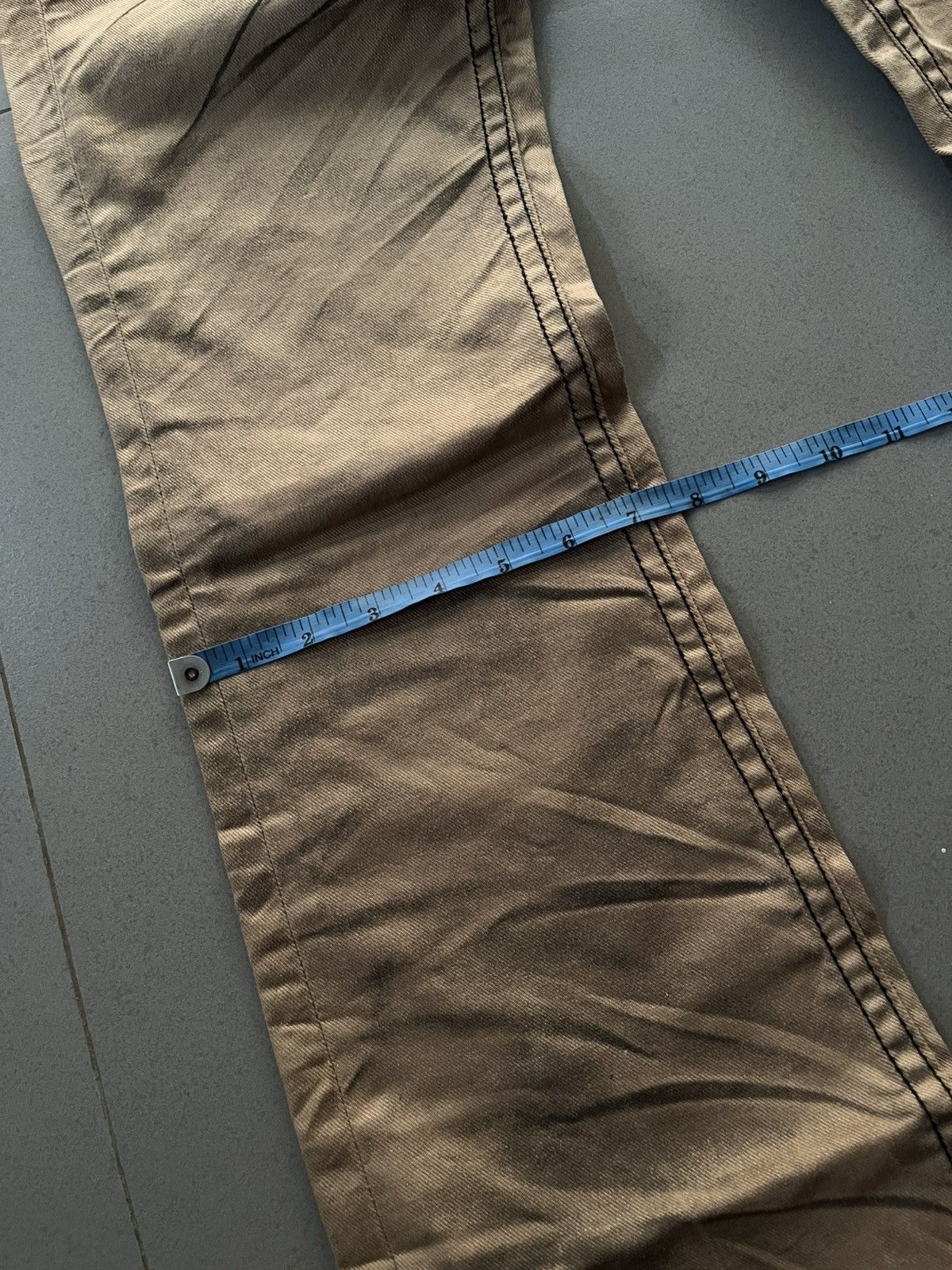 14th Addiction JAPANESE XFRM FADED PATTERN FLARE BOOTCUT SEDITIONARIES PUNK Size US 30 / EU 46 - 18 Thumbnail