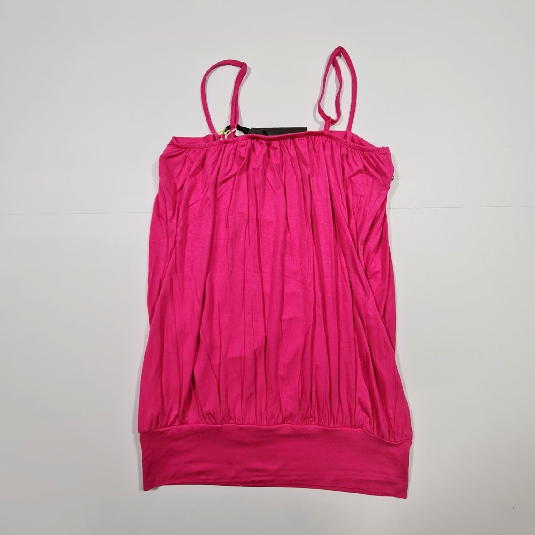 Pinko Phard Womens Top Pink Medium Sleeveless Embellished Blouse Camisole Shirt Dressy City Elegant Rhinestone Spaghetti Strap Pull On Jersey 95% Visco… Size M / US 6-8 / IT 42-44 - 7 Thumbnail