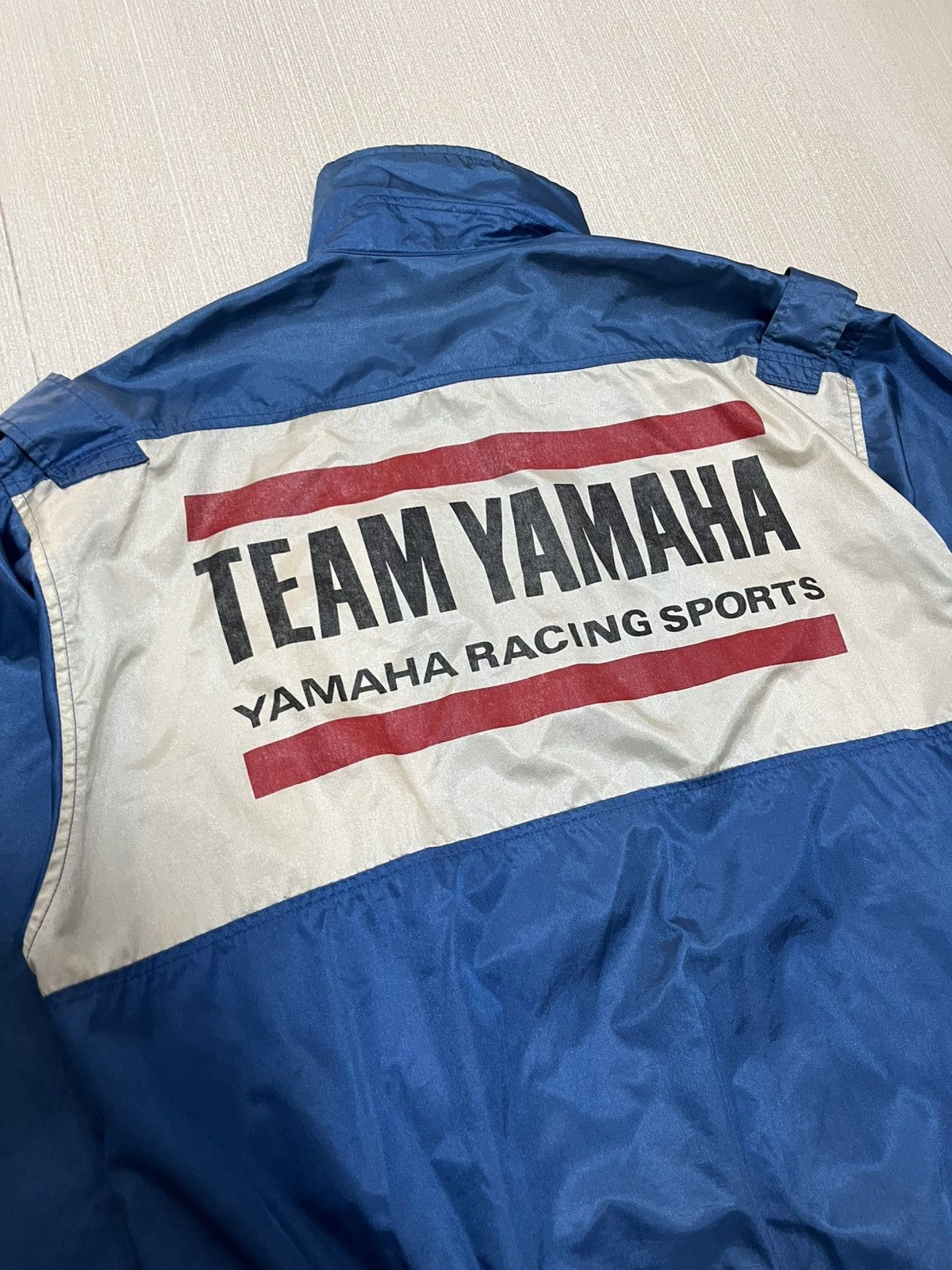 Yamaha TEAM YAMAHA Jacket Racing VG condition limited From JAPAN Size US L / EU 52-54 / 3 - 5 Thumbnail