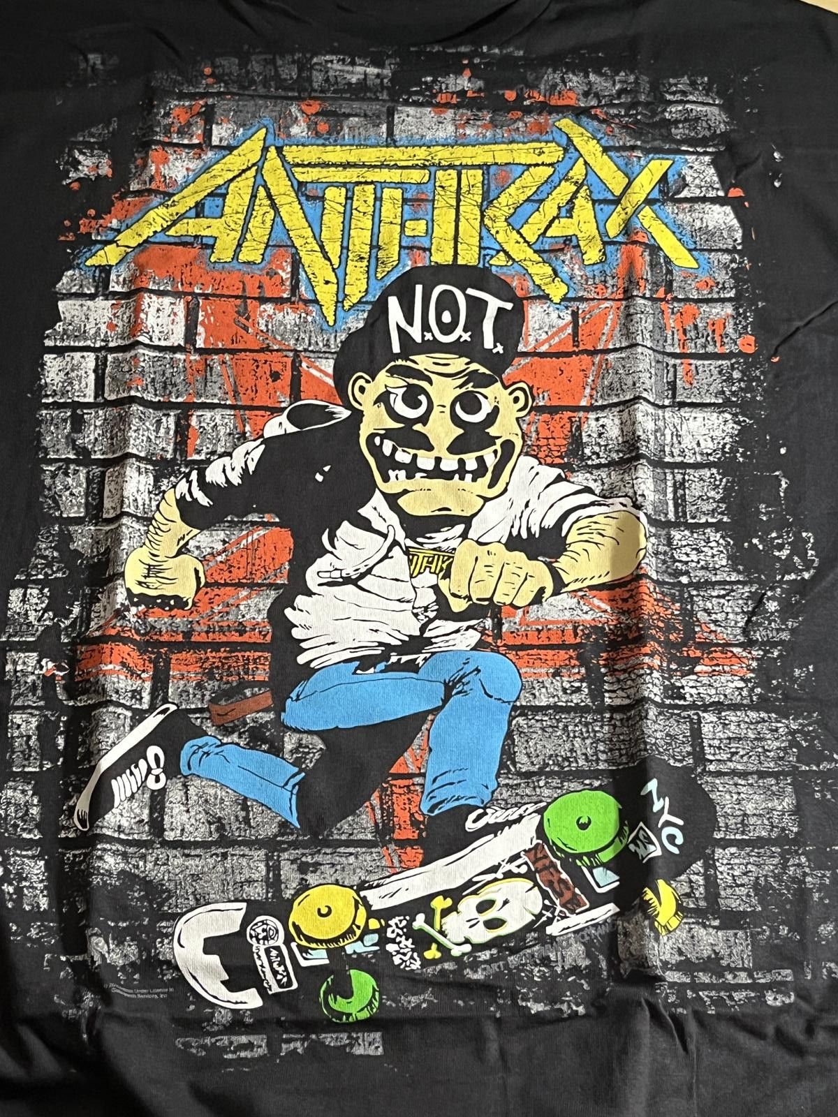 Designer Anthrax Skater Guy T-shirt- NOT Skateboard Anthrax 2XL Size US XXL / EU 58 / 5 - 3 Thumbnail