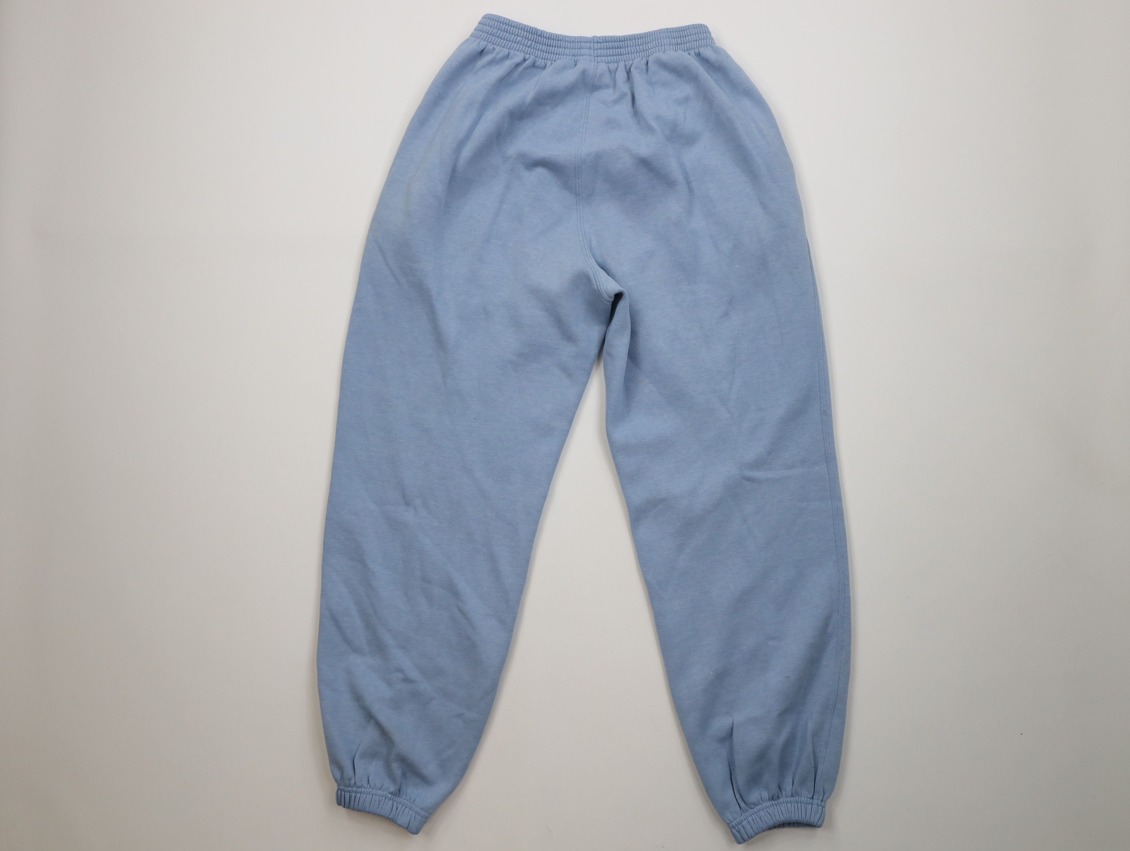 Vintage Vintage 90s Streetwear Blank Sweatpants Joggers Light Blue Size 26" / US 2 / IT 38 - 11 Thumbnail