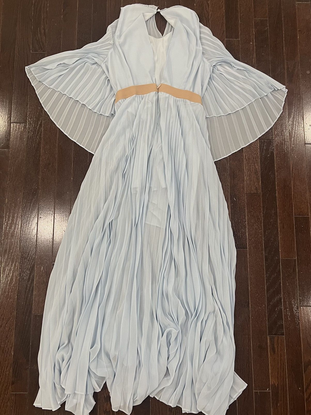 Bcbgmaxazria Strapless Bottom Ruffle Cotton Gown | Grailed