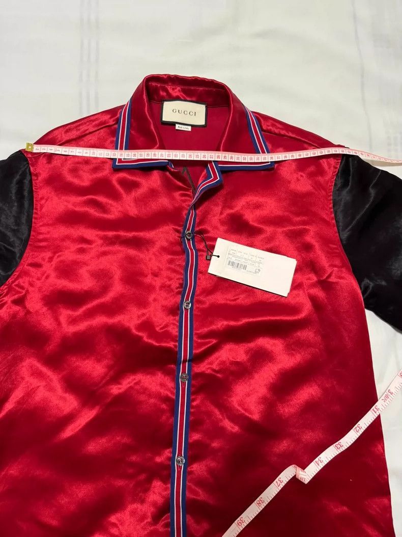 Gucci Gucci Red Short Sleeve Shirt with Tags-2506 Size US L / EU 52-54 / 3 - 3 Thumbnail