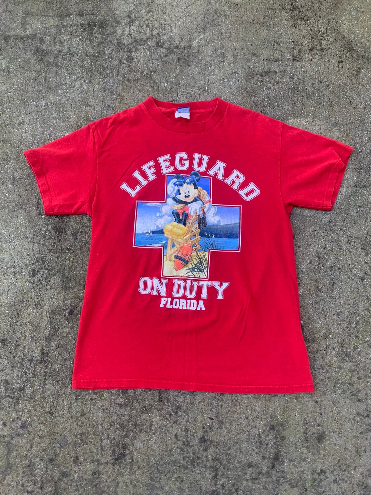 Vintage Vintage Disney Mickey Mouse Lifeguard T Shirt | Grailed