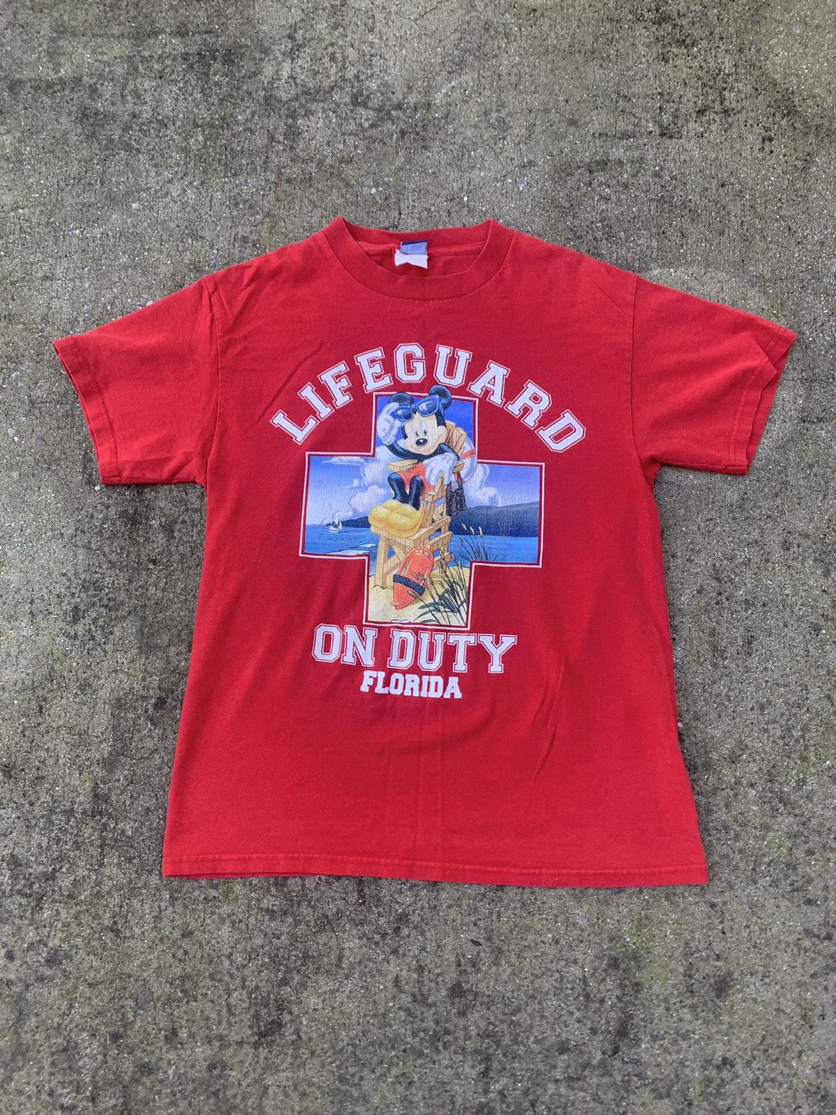 Vintage Vintage Disney Mickey Mouse Lifeguard T Shirt | Grailed