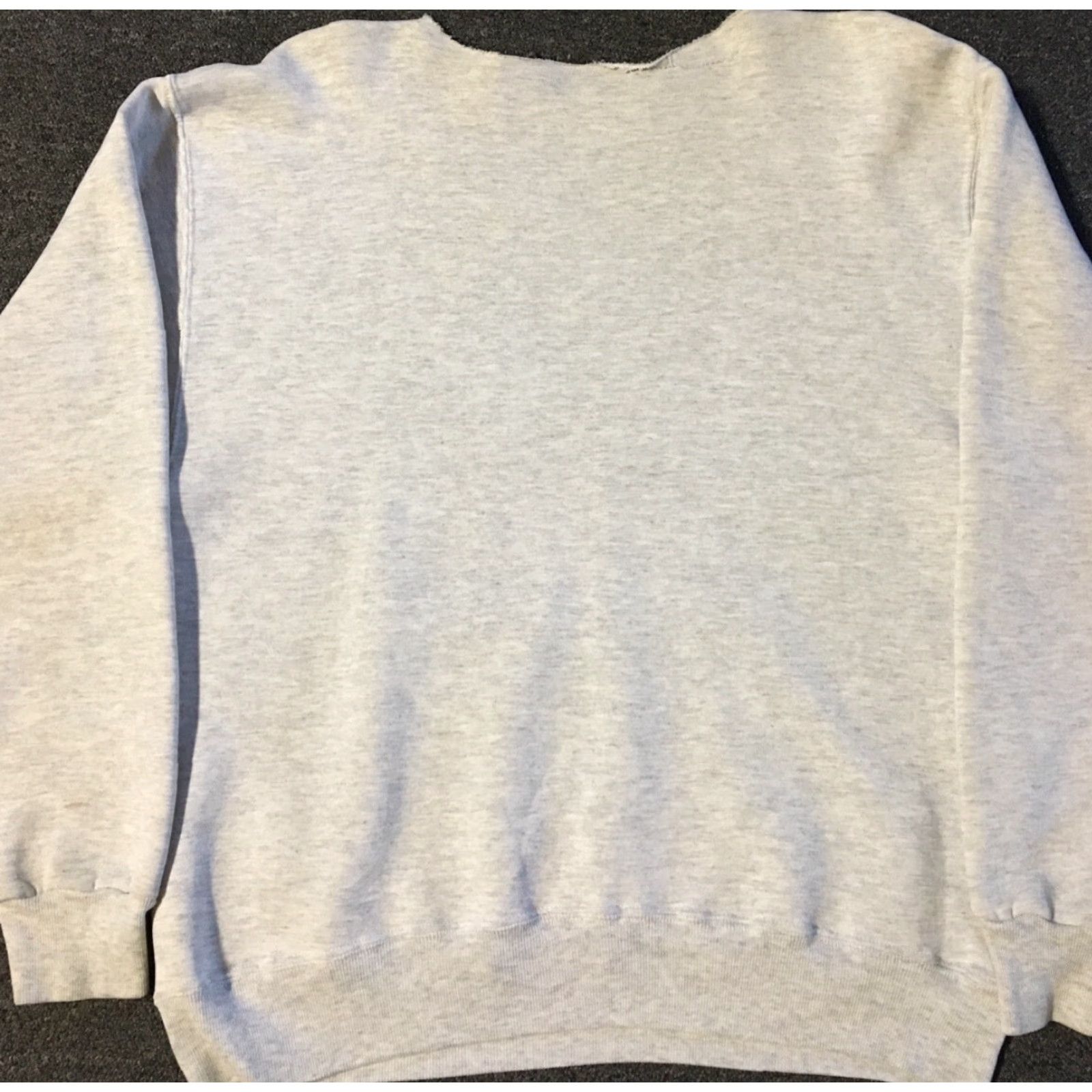 Russell Athletic VINTAGE Russell Athletic Sweatshirt M Gray College NAU 90s Thrashed Football Punk Retro University USA Knitted Pullover Mens Size US M / EU 48-50 / 2 - 6 Thumbnail