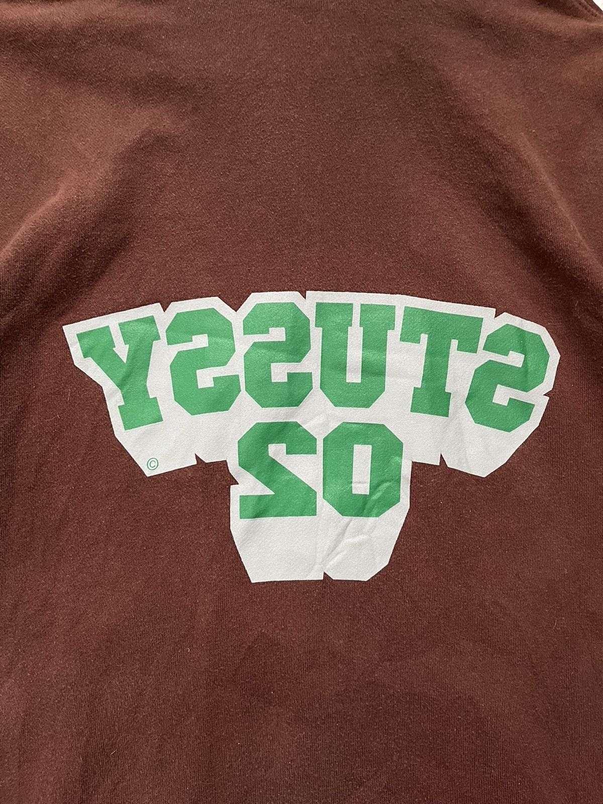 Stussy 00’s STUSSY 02 RARE VINTAGE Y2K BIG LOGO 2 SIDES HOODIE Size US L / EU 52-54 / 3 - 4 Thumbnail
